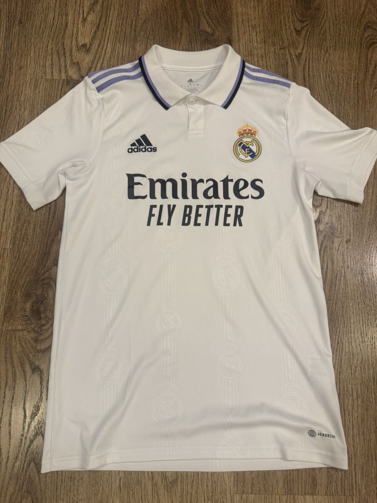 REAL MADRID 2022 2023 HOME SOCCER JERSEY ADIDAS SZ S HF0291