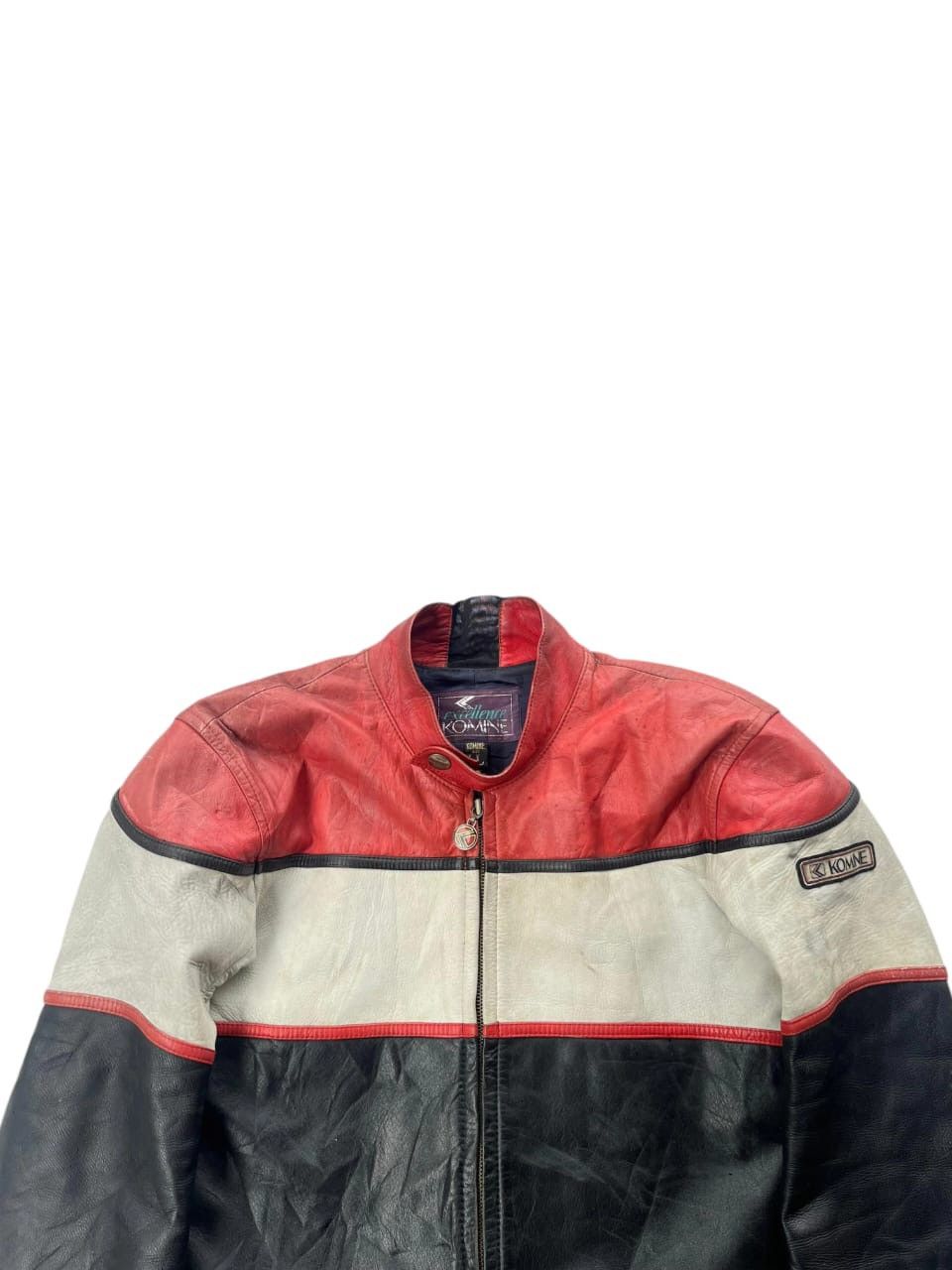 Leather Komine Biker Rider Leather Jacket Fit S Size US S / EU 44-46 / 1 - 4 Thumbnail