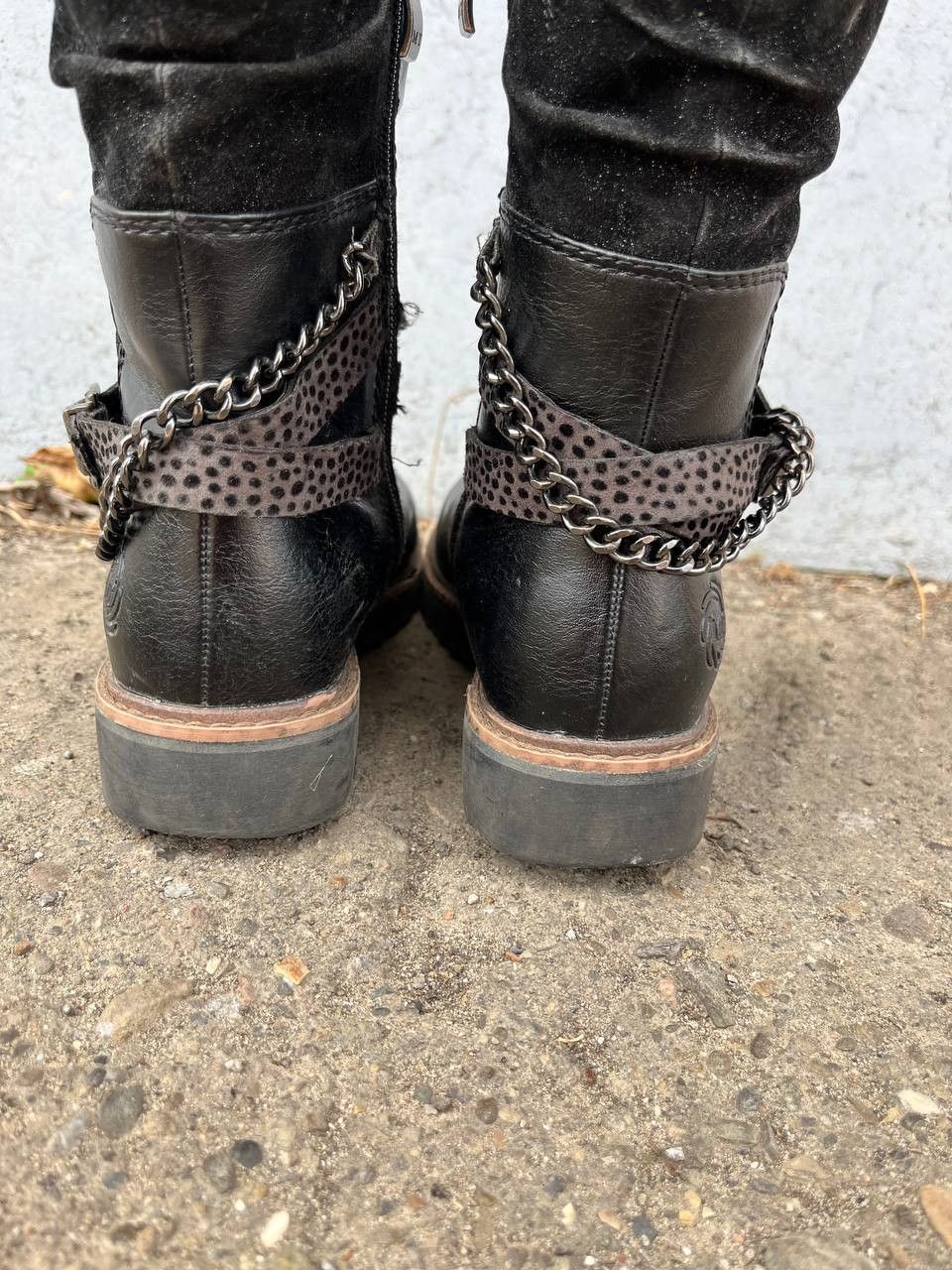If Six Was Nine × Japanese Brand × Vintage Vintage As 98 Guidi style Leather Faded Biker High Boots Size US 6 / IT 36 - 8 Thumbnail