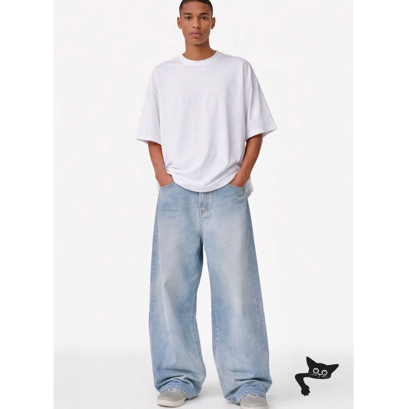 Vetements Vetements Unisex Jeans L High Waist Extra Wide Leg Size US 33 - 9 Thumbnail