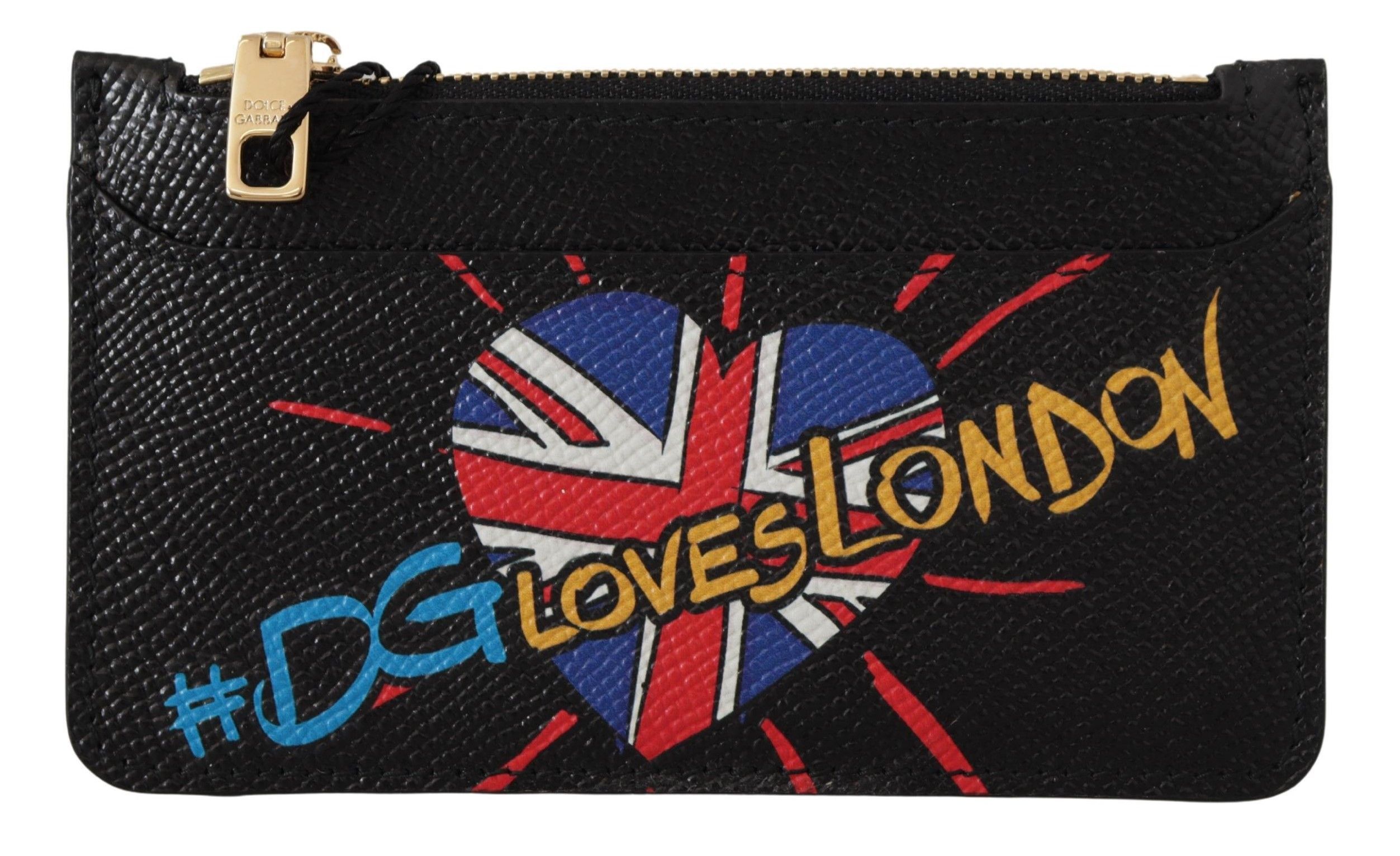 Dolce & Gabbana Elegant Leather Coin Wallet with Zip Women's Closure Size ONE SIZE - 1 Thumbnail