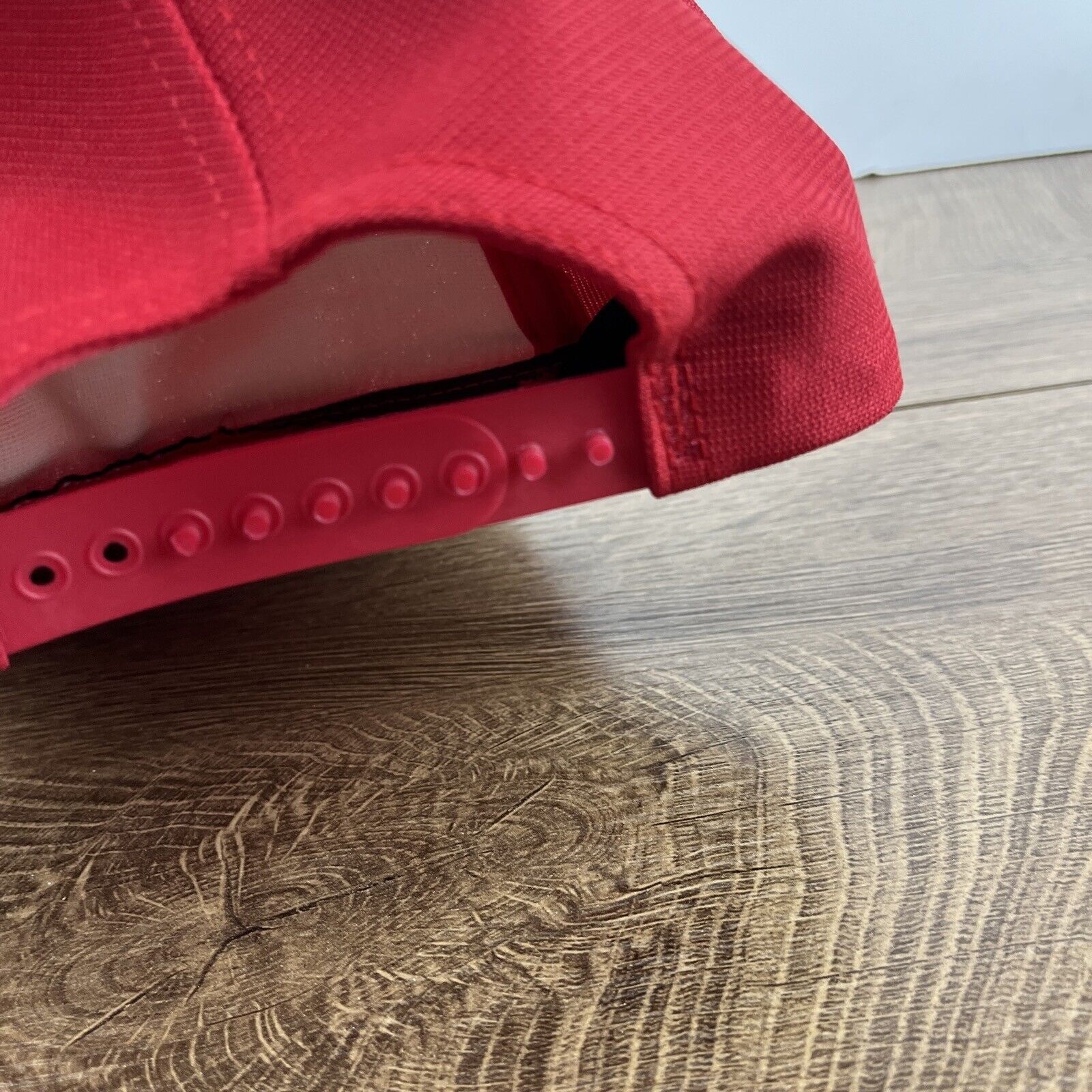 Other Red Trucker Baseball Hat Red Hat Adjustable Adult Size Hat R Size ONE SIZE - 9 Thumbnail