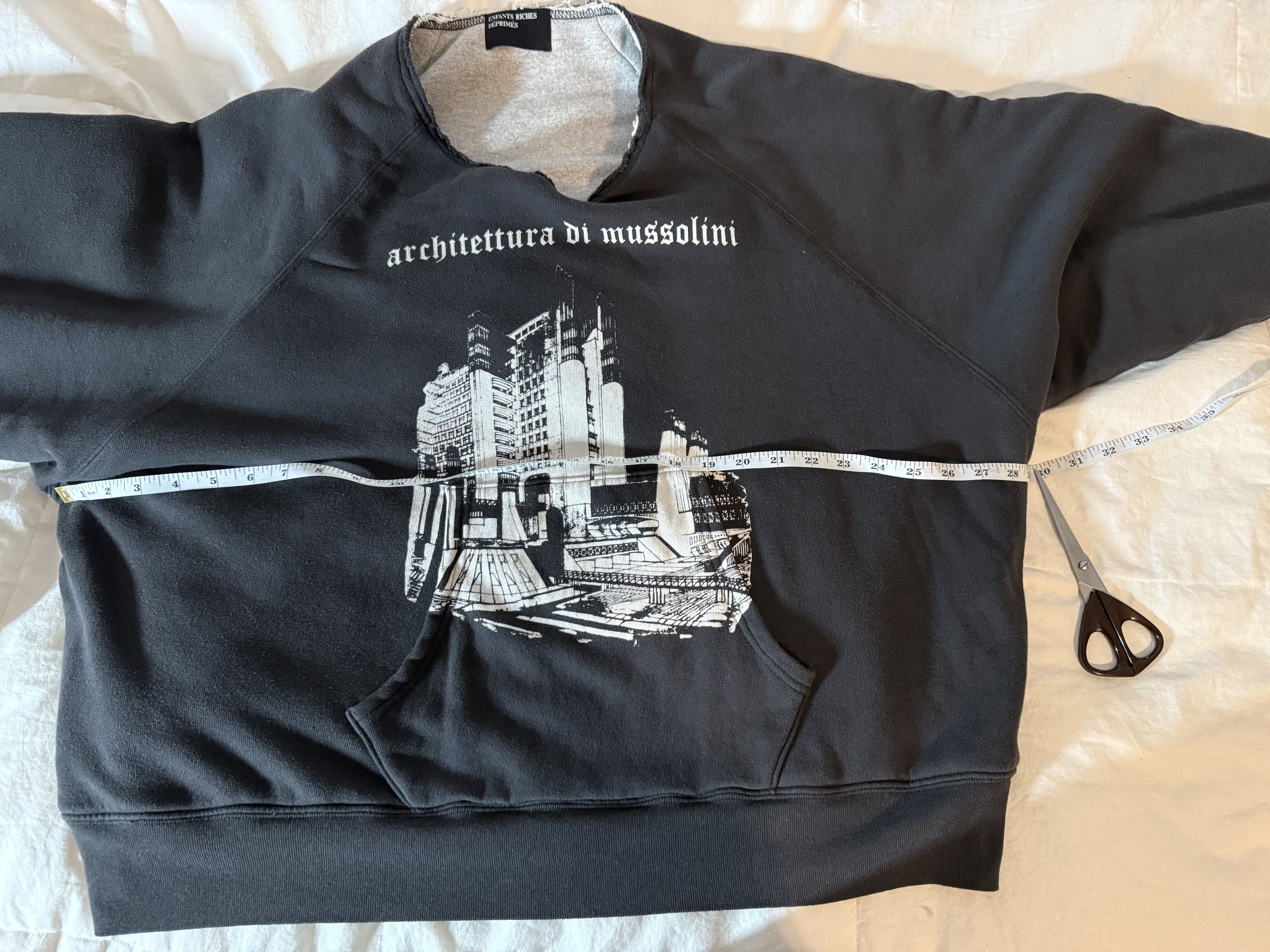 Enfants Riches Deprimes Architettura Di Mussolini Lined Raglan Sweatshirt Size US L / EU 52-54 / 3 - 5 Thumbnail