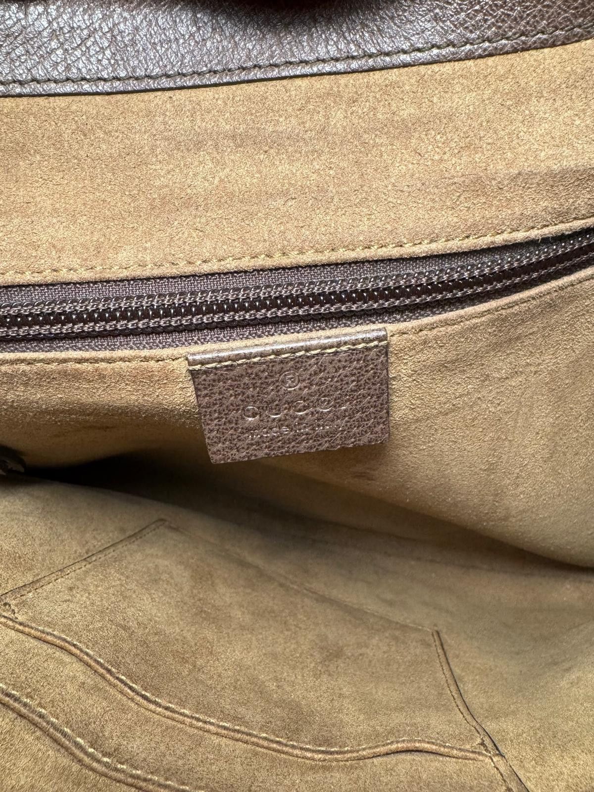 Gucci GUCCI Bird Tian GG Supreme Beige & Brown Shoulder Bag Size ONE SIZE - 4 Thumbnail