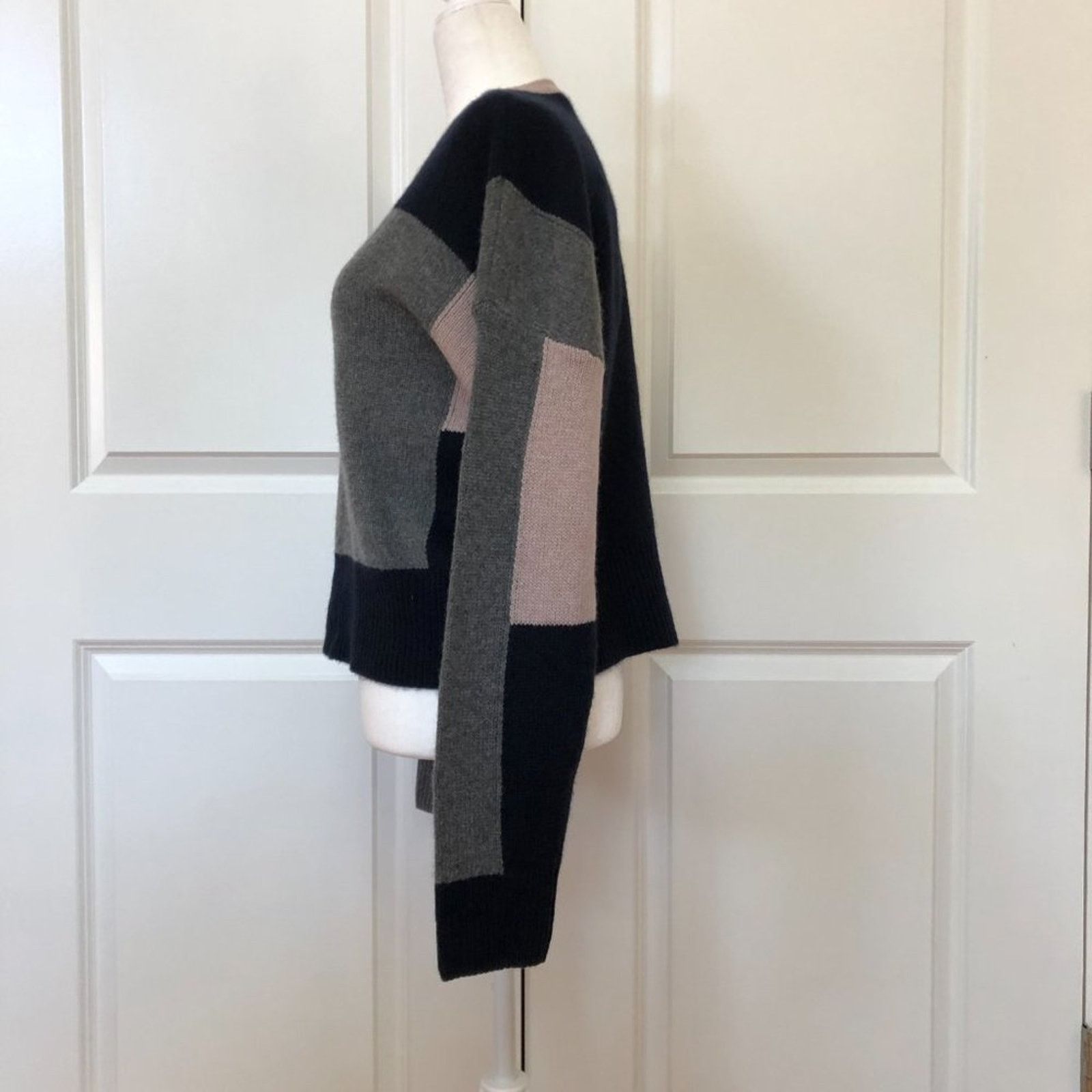 360Cashmere Saharah Color Block Cashmere Sweater 360 Cashmere Size S / US 4 / IT 40 - 2 Thumbnail