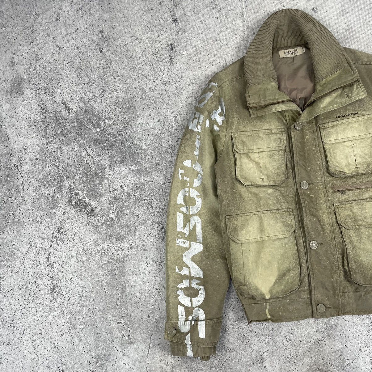 Calvin Klein × Vintage Vintage Calvin Klein KHAKIS 00s Multi Pocket Jacket Size US M / EU 48-50 / 2 - 3 Thumbnail