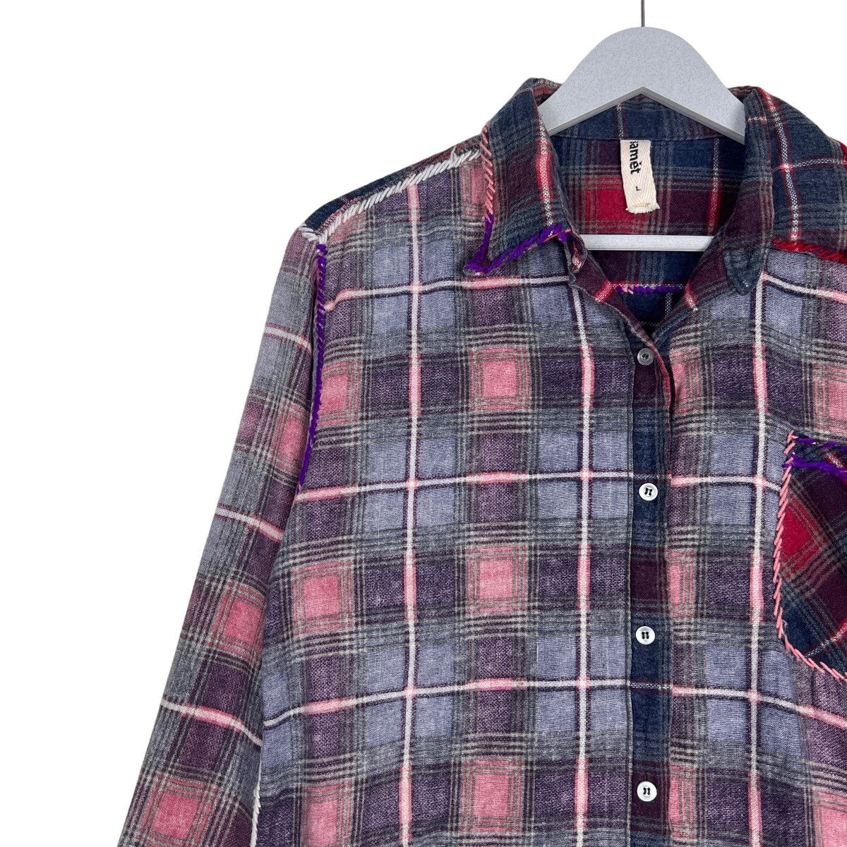 Japanese Brand 🔥 SAMET CHECK PLAID SHIRTS Size US M / EU 48-50 / 2 - 7 Thumbnail