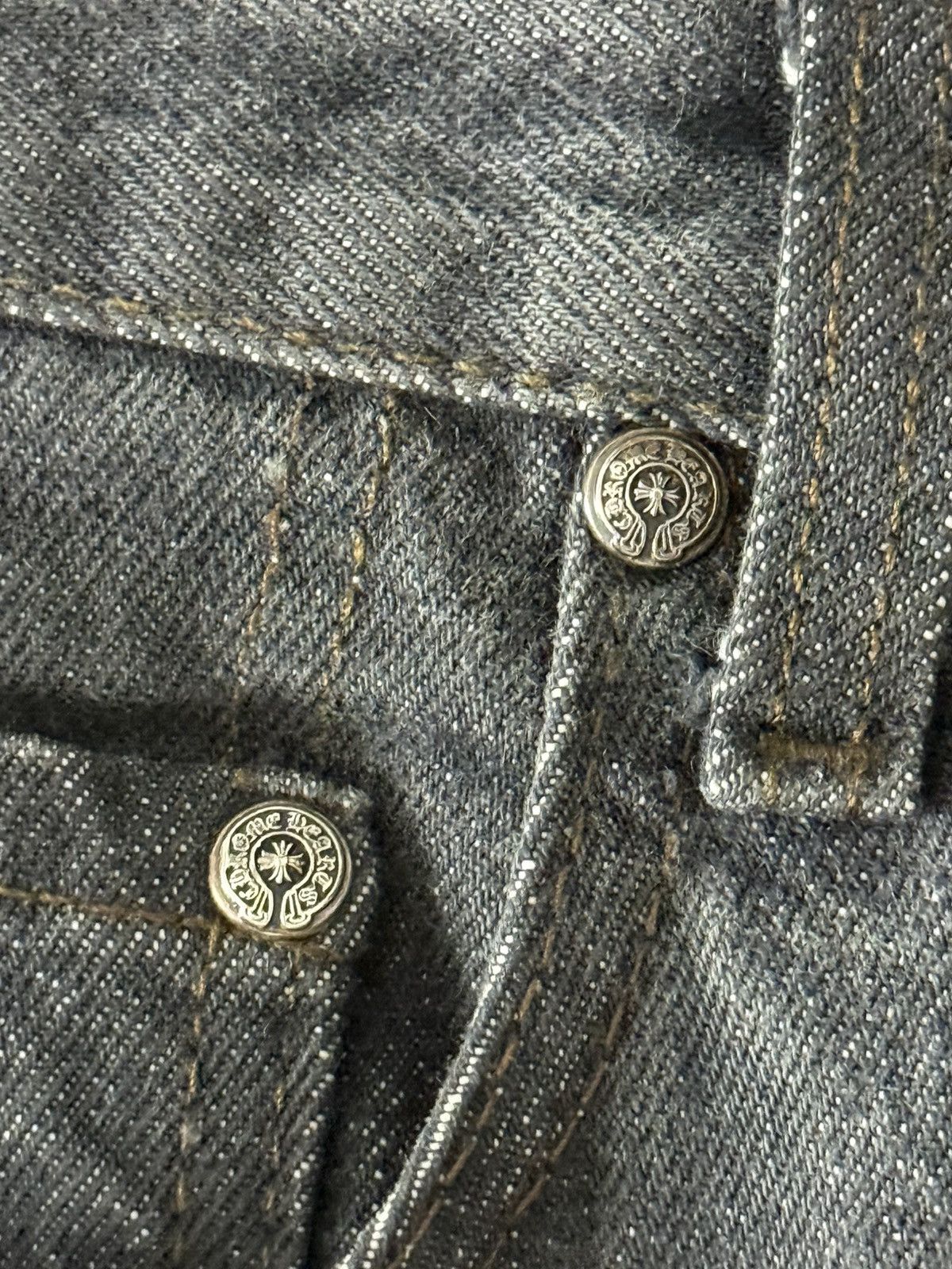 Chrome Hearts Chrome Hearts Slime Green Patched Levis 501 Sz.36 Size US 36 / EU 52 - 6 Thumbnail