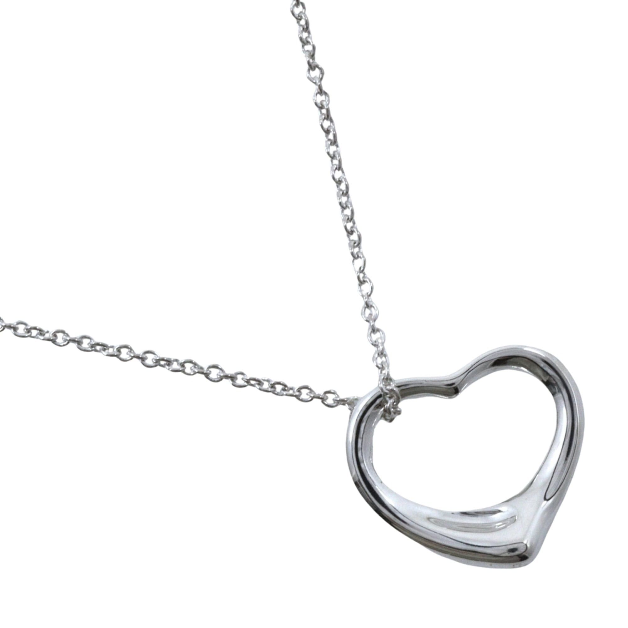 Tiffany & Co. Tiffany & Co. Orpin Heart Necklace, designed by Elsa Peretti, 925 Sterling Silver, approx. 2.7g, for women. Size ONE SIZE - 1 Thumbnail