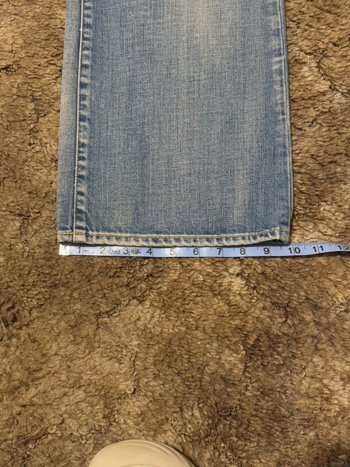 X2 X2 Baggy Distressed Bootcut Jeans Lightwash Blue 36 x 30 Size US 36 / EU 52 - 4 Thumbnail