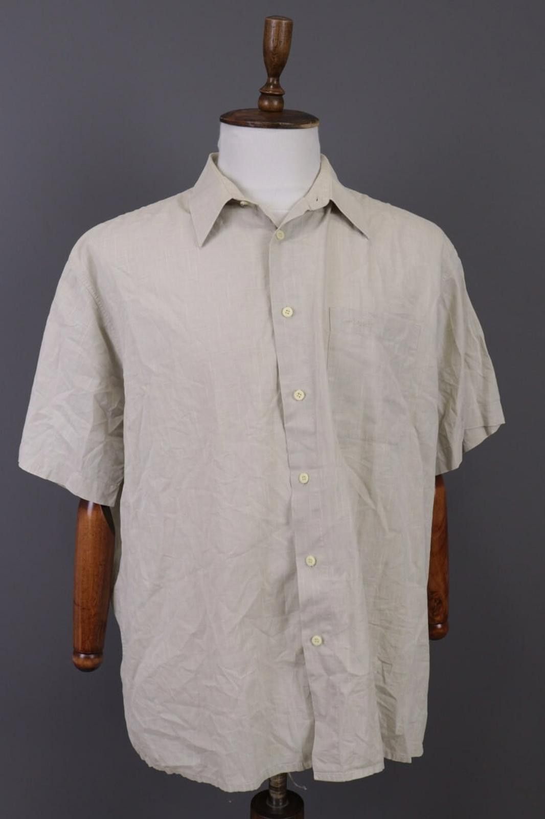 Guy Laroche Vintage Guy Laroche Paris Beige Button Down Shirt Size 44 Size US M / EU 48-50 / 2 - 1 Thumbnail