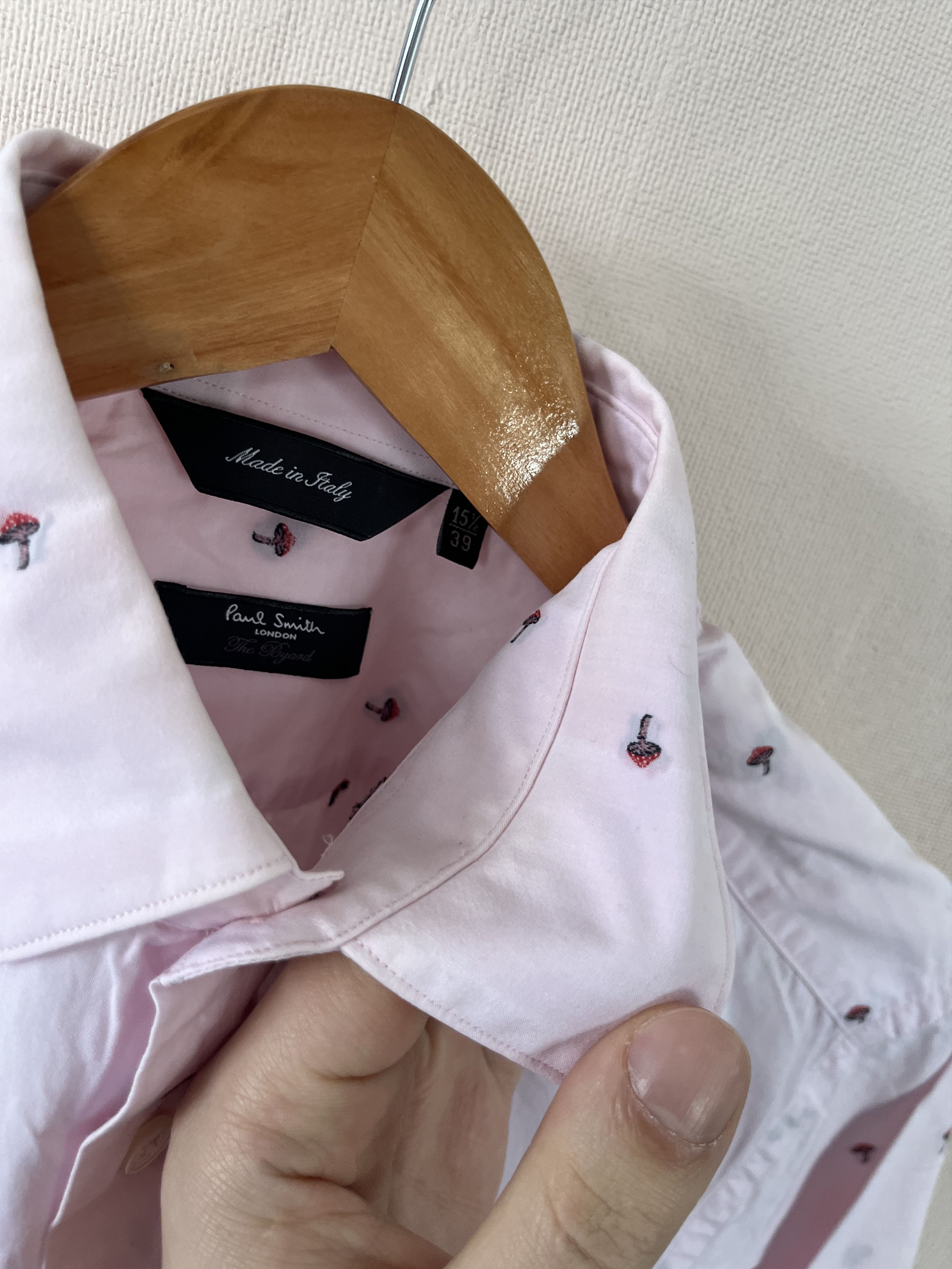 Paul Smith Paul Smith London The Byard Mushroom Button Up Shirt Size US S / EU 44-46 / 1 - 6 Thumbnail