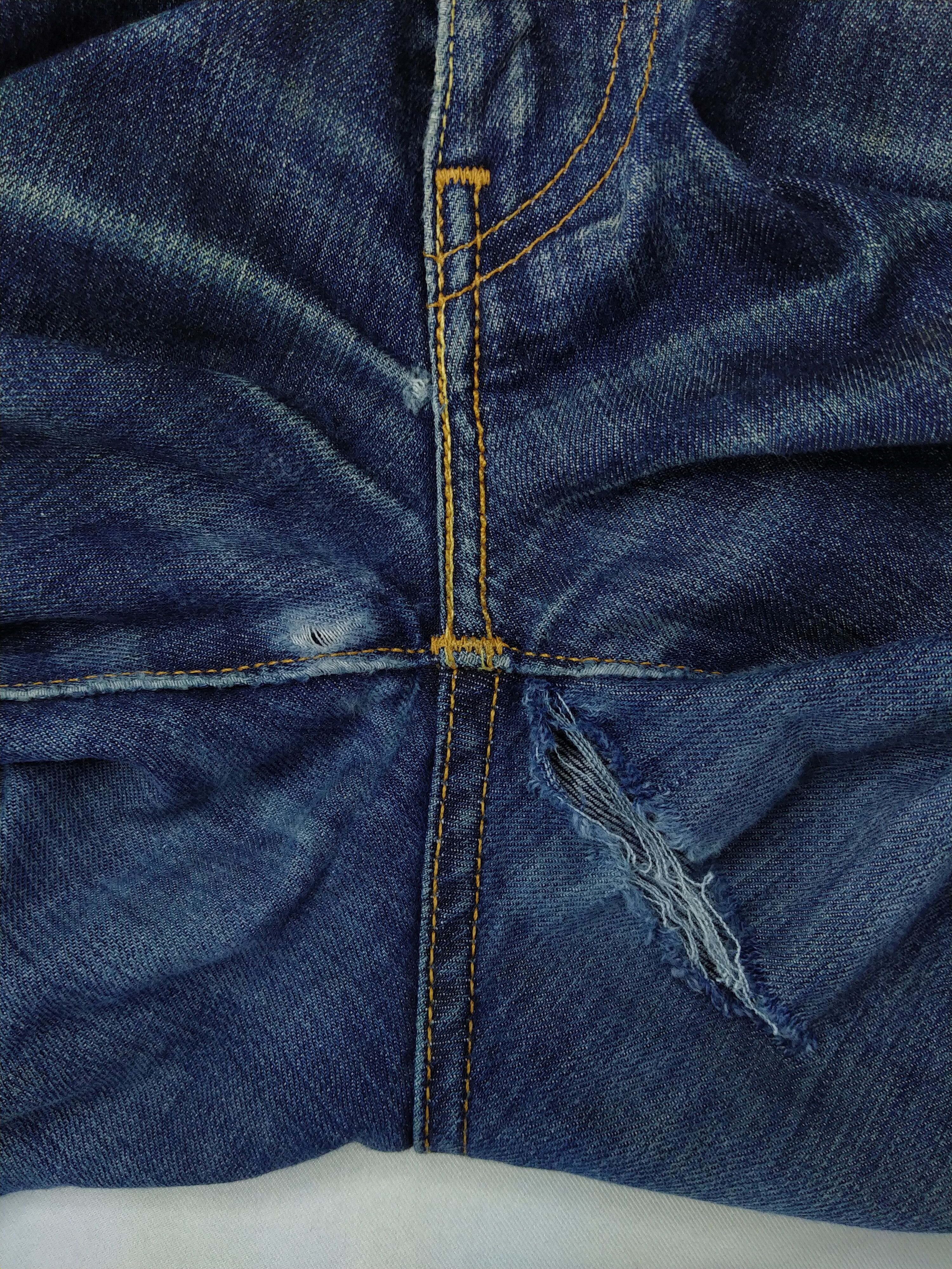 Levi's Levi's 502 Distressed 35x30.5 Denim -JN320 Size US 35 - 12 Thumbnail