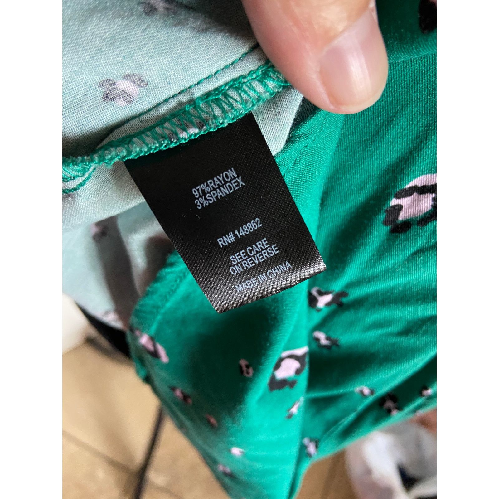 Other Torrid Emerald Green Challis Leopard Button & Corset Back 2 Size XXL / US 16-18 / IT 52-54 - 7 Thumbnail