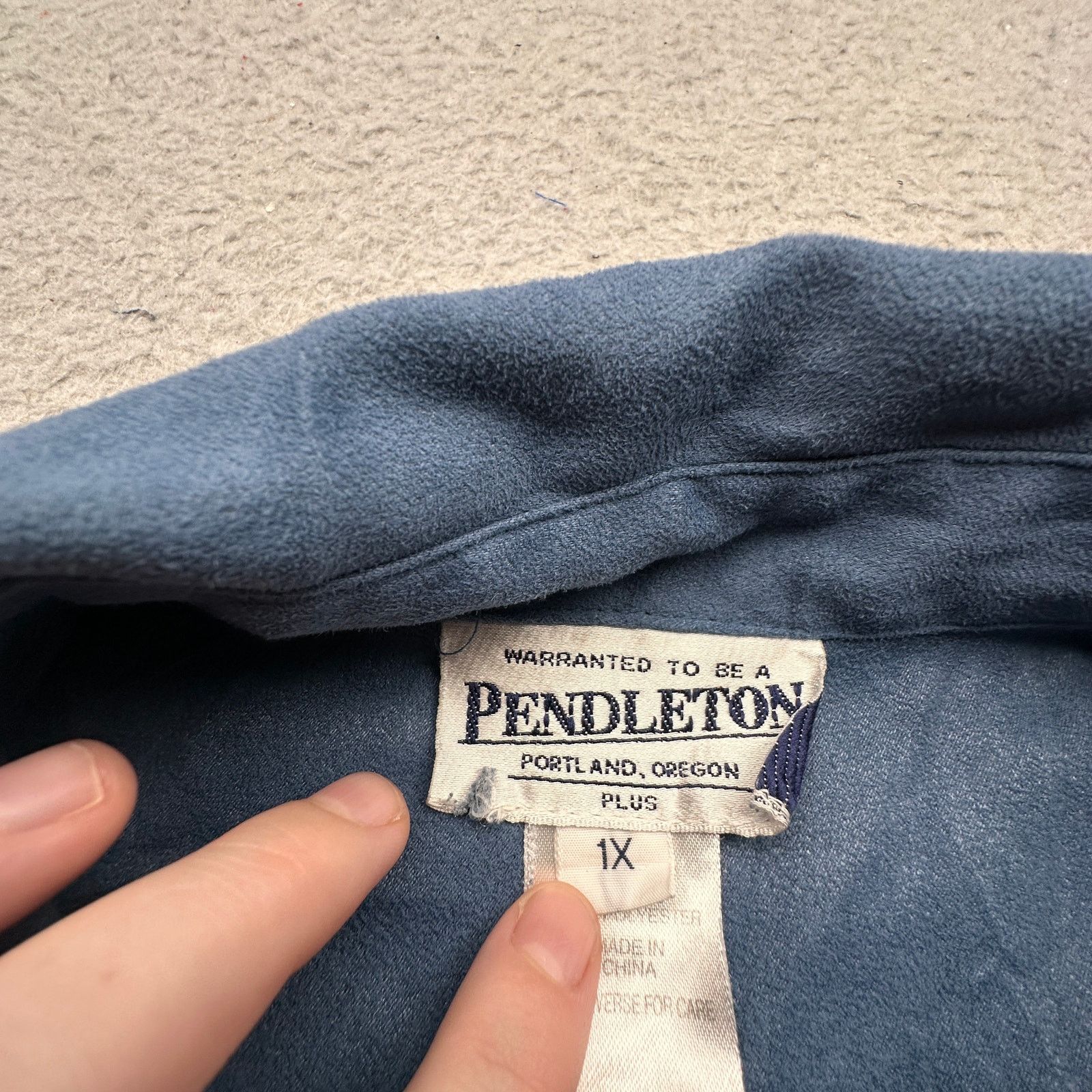 Pendleton Vintage Pendleton Polyester Button Up Shirt Womens 1X Plus Size XL / US 12-14 / IT 48-50 - 3 Thumbnail