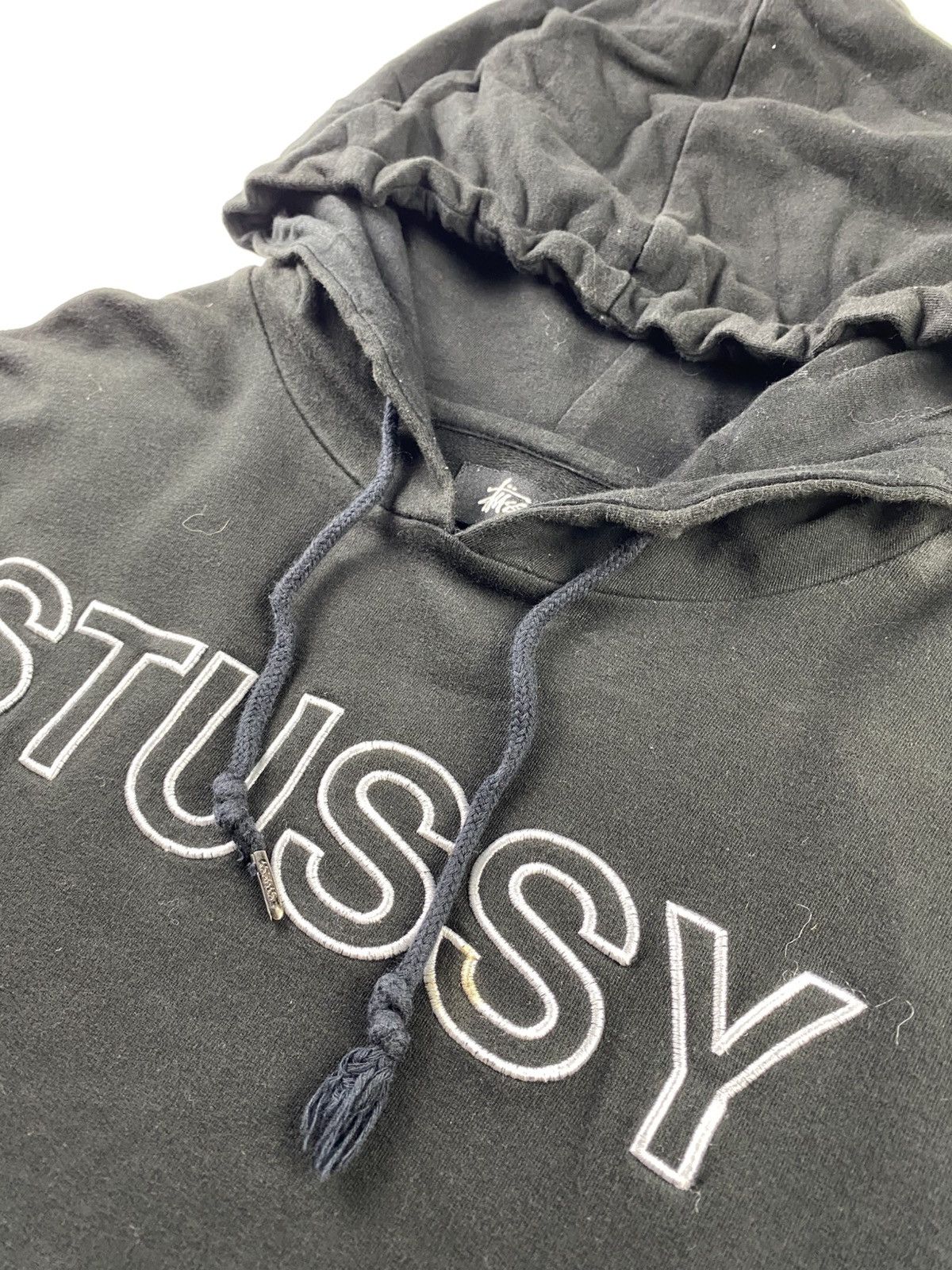 Designer × Stussy Hoddie Crop Top Stussy (A5) Size S / US 4 / IT 40 - 6 Thumbnail