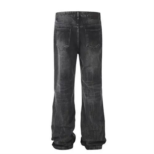 Jean Men's trendy tie-dye ripped distressed washed jeans Size US 32 / EU 48 - 4 Thumbnail