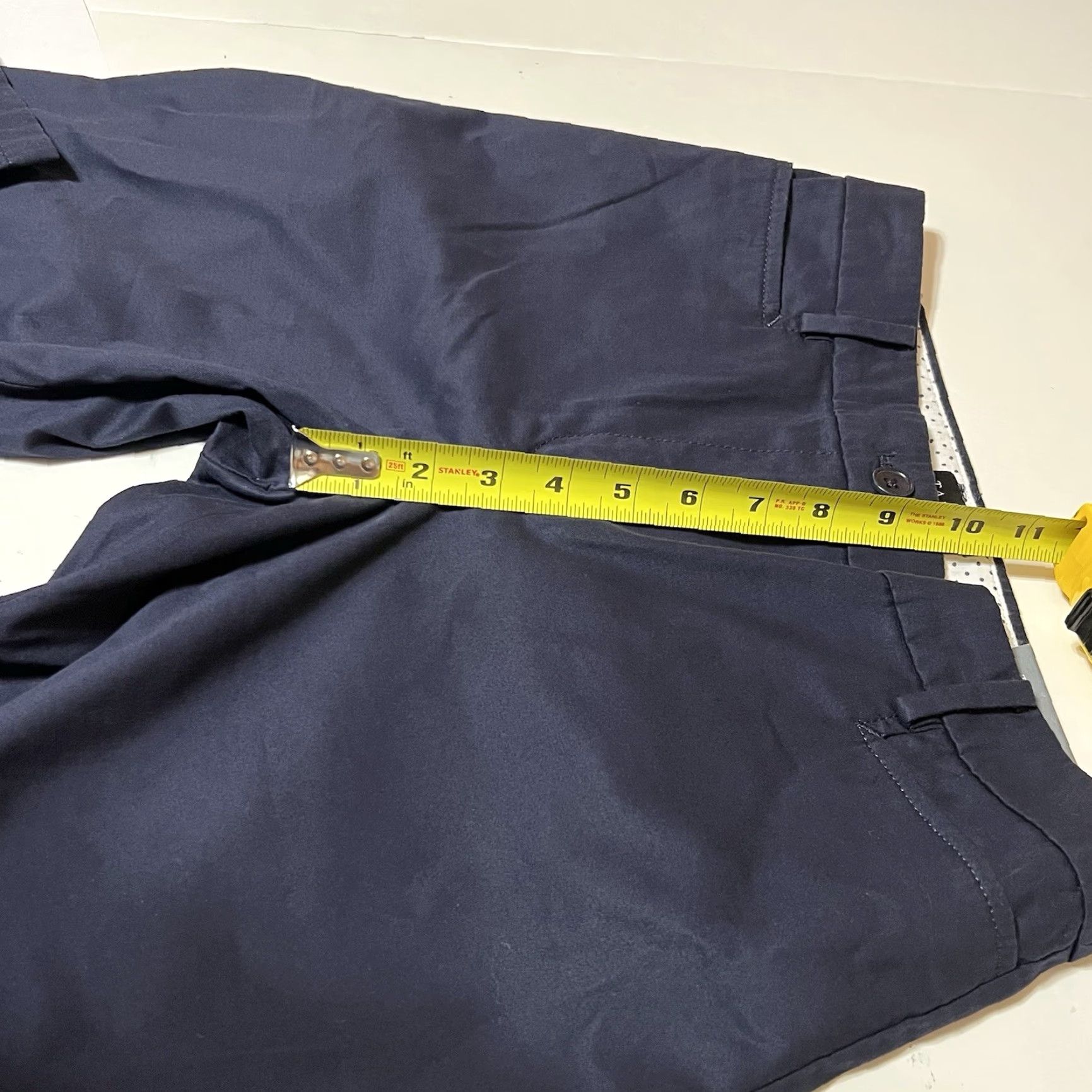 Talbots Talbots Women’s 4 Flat Front Cropped Pants Blue 30in 22in Flat Front Slim Beac h City Preppy NWT Size 27" / US 4 / IT 40 - 4 Thumbnail