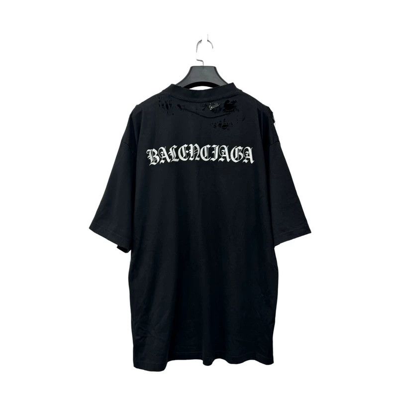 Balenciaga Balenciaga Make old holes and design Sanskrit printed shor Size US XL / EU 56 / 4 - 1 Thumbnail