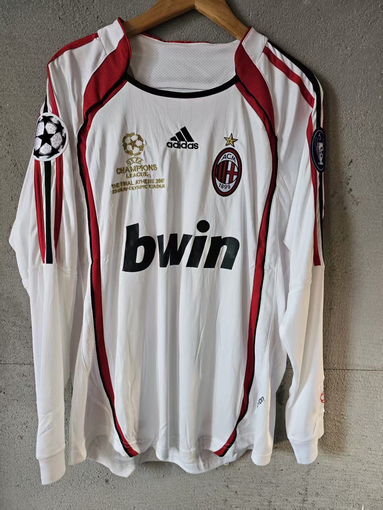 Other 2006 2007 AC Milan 22 Kaka Jersey Longsleeve Away Size US L / EU 52-54 / 3 - 2 Thumbnail