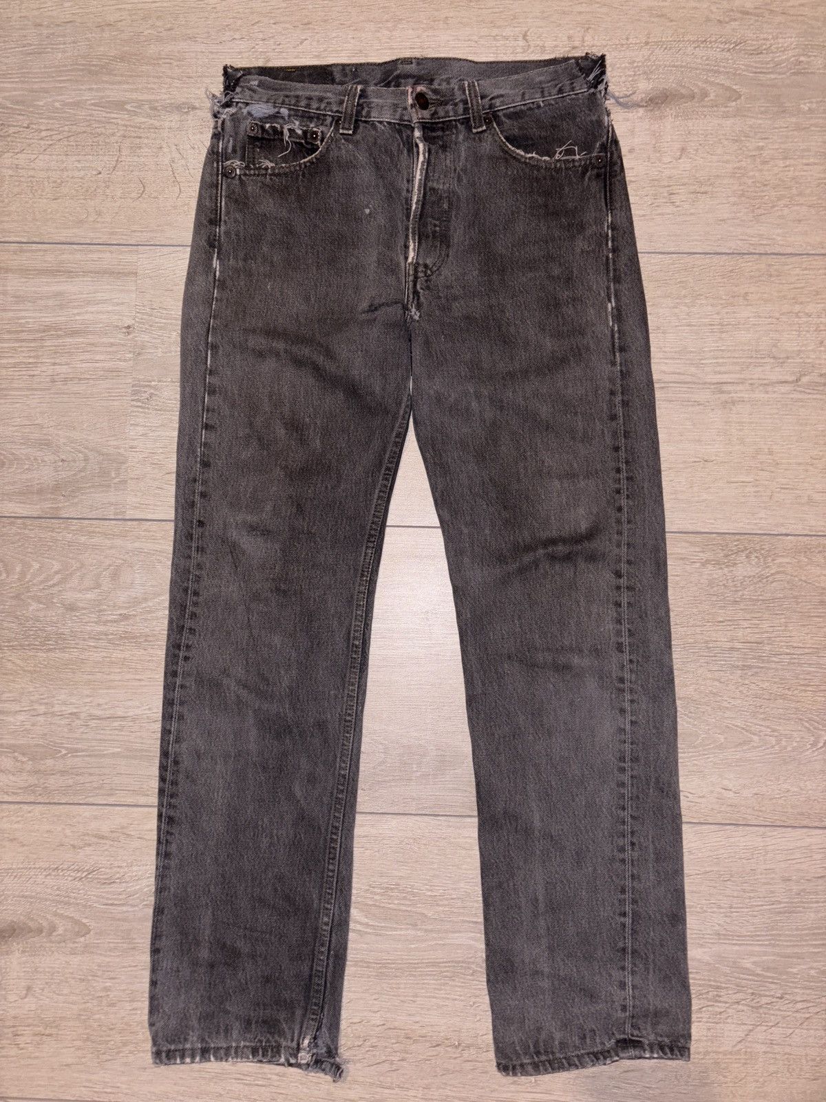 Levi's × Levi's Vintage Clothing Vintage 70s Levis 501 Distressed Jeans Size US 30 / EU 46 - 1 Thumbnail