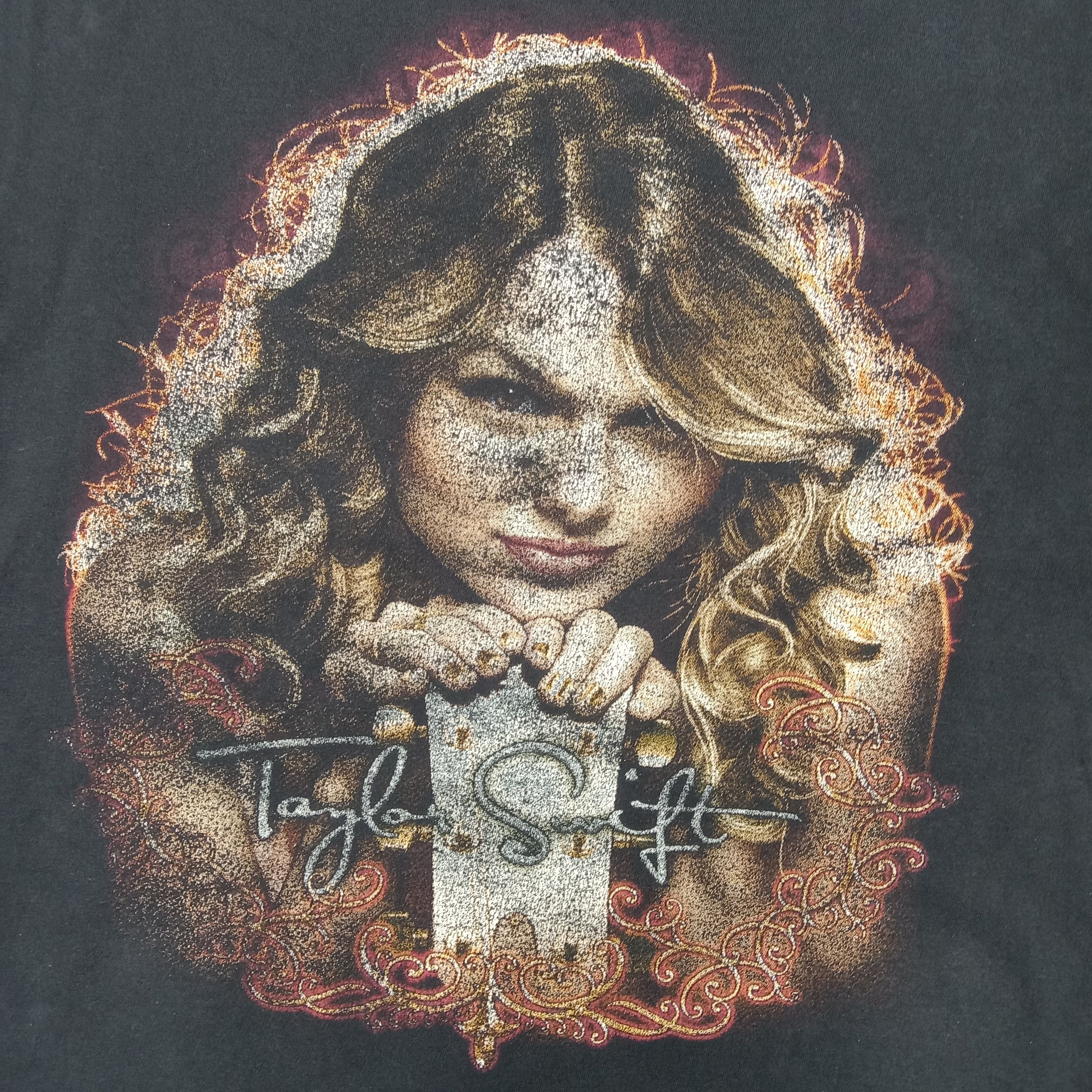Vintage Taylor Swift American Singer Distressed Tshirt Size US M / EU 48-50 / 2 - 2 Thumbnail