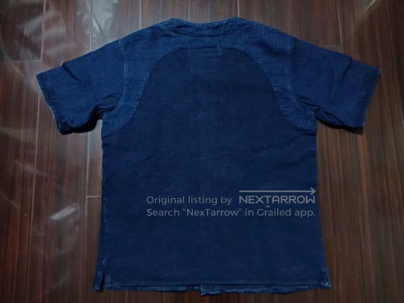 Neighborhood Neighborhood Indigo-Dyed Sashiko Short Sleeve Jacket Size US L / EU 52-54 / 3 - 5 Thumbnail