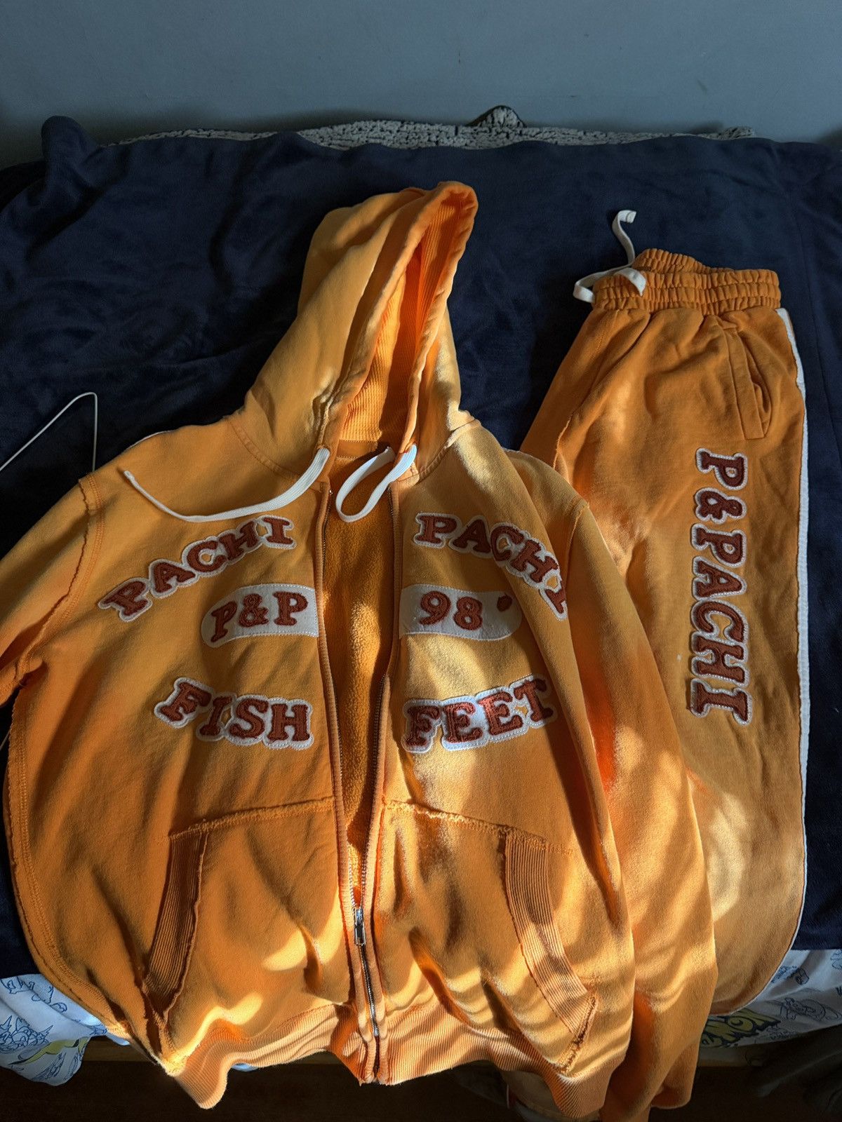 Other Pachi Pachi Orange “whacky” zip up hoodie and sweatpants Size US M / EU 48-50 / 2 - 1 Thumbnail