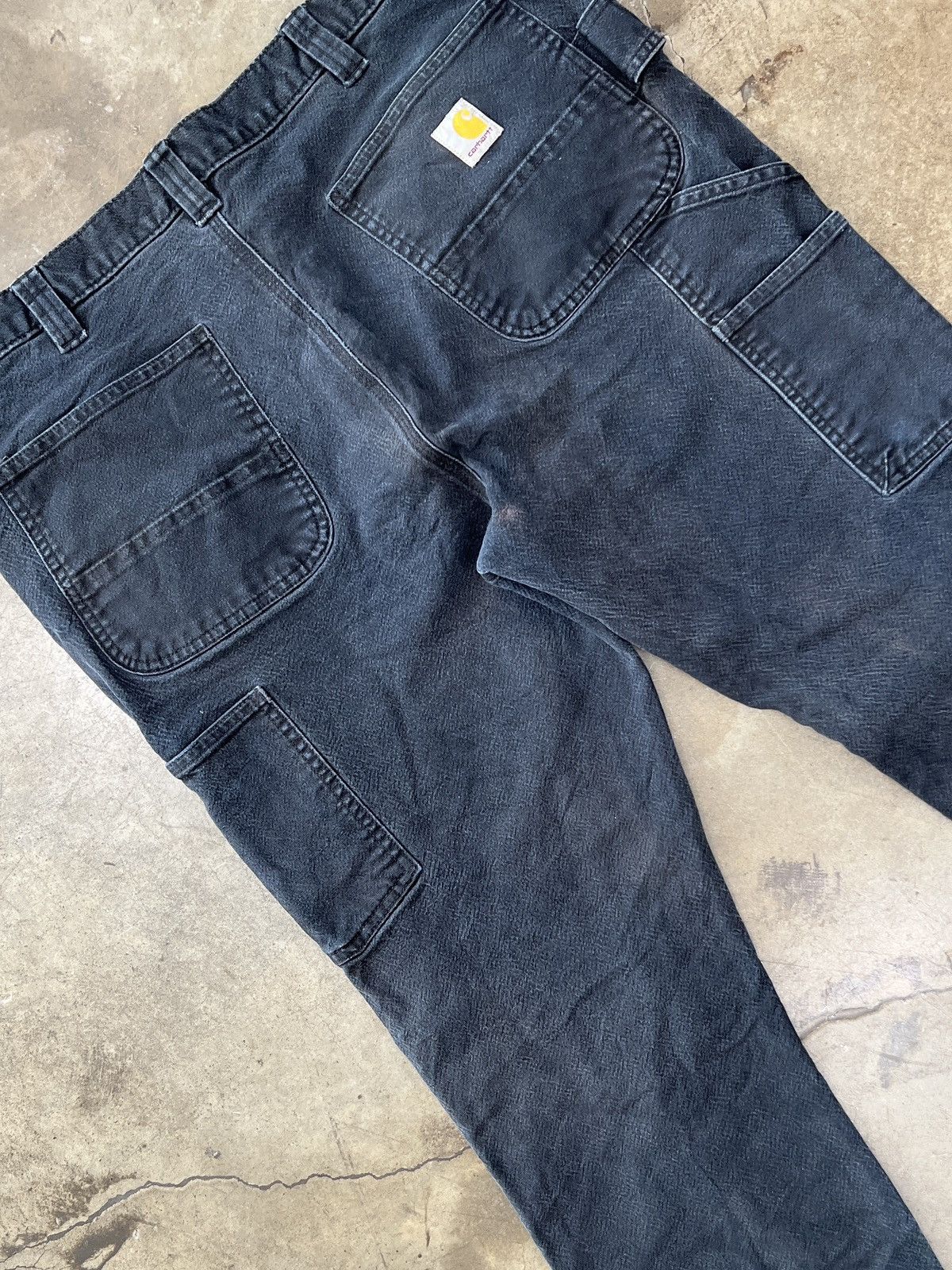 Carhartt Carhartt Carpenter Denim Paint Distressed Sz. 38 Size US 38 / EU 54 - 1 Thumbnail