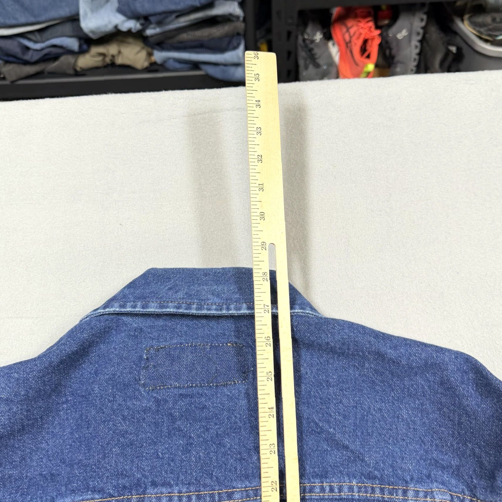 Wrangler VINTAGE Wrangler Jacket Mens L Blue Denim Western Truckers USA Size US L / EU 52-54 / 3 - 6 Thumbnail