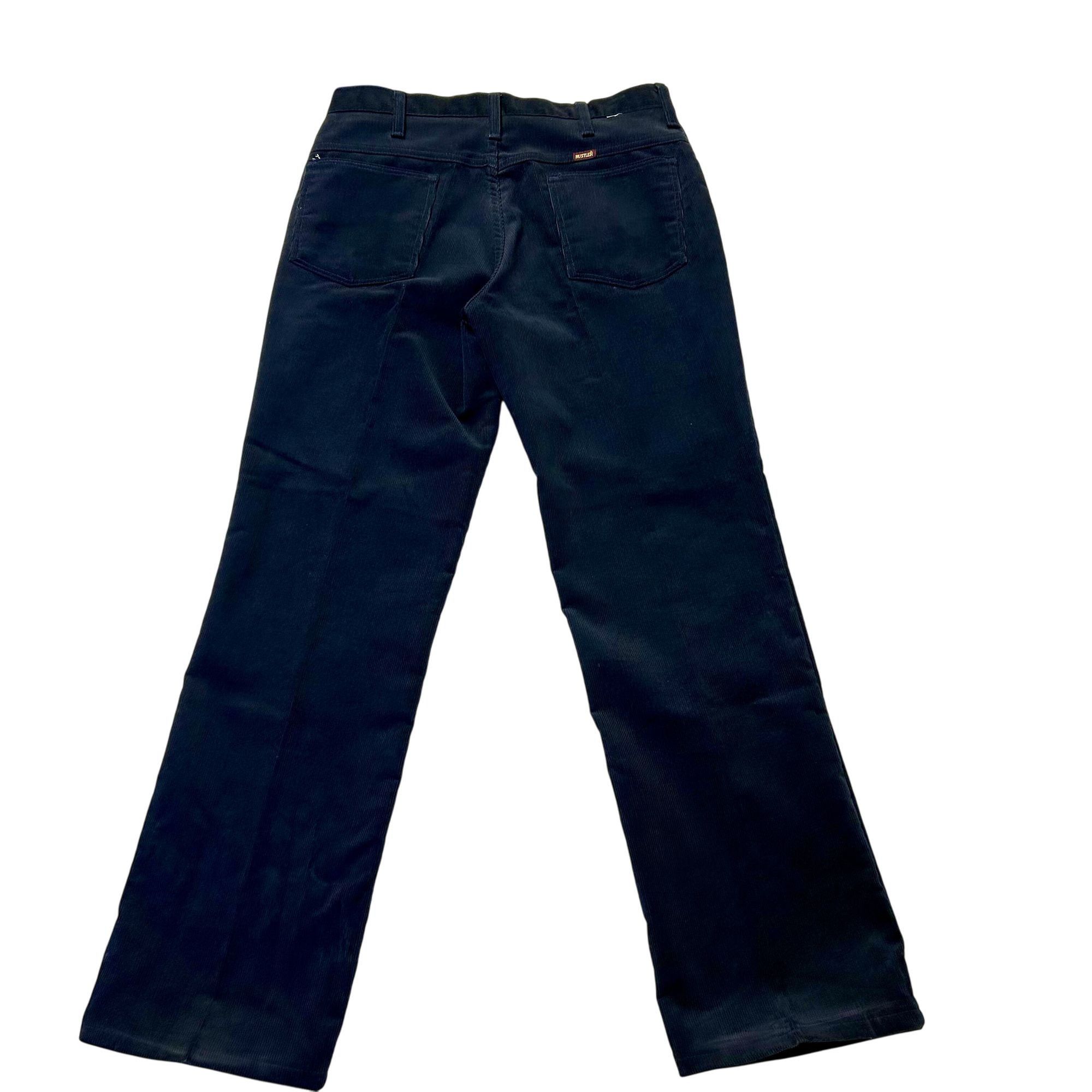 Rustler NEW NOS Vtg Rustler MoD CORDUROY Strait Leg Cords USA Pants Size US 34 / EU 50 - 2 Thumbnail