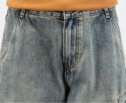 Japanese Brand × Vintage Stretch Men's Jeans Washed Motorcycle Trousers Size US 31 - 3 Thumbnail