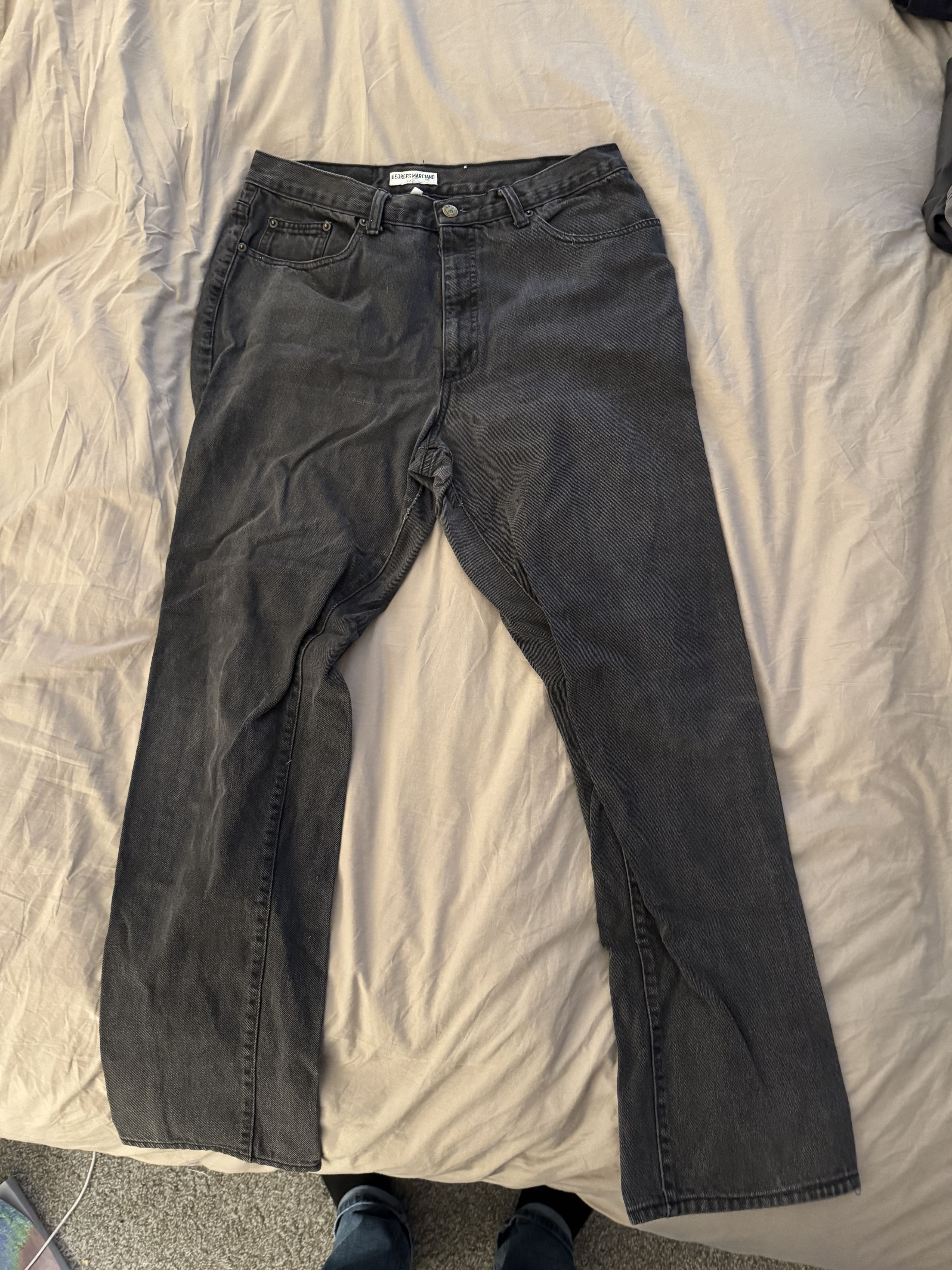 Guess Vintage Guess Georges Marciano Black Jeans Size "38" Size US 30 / EU 46 - 1 Thumbnail