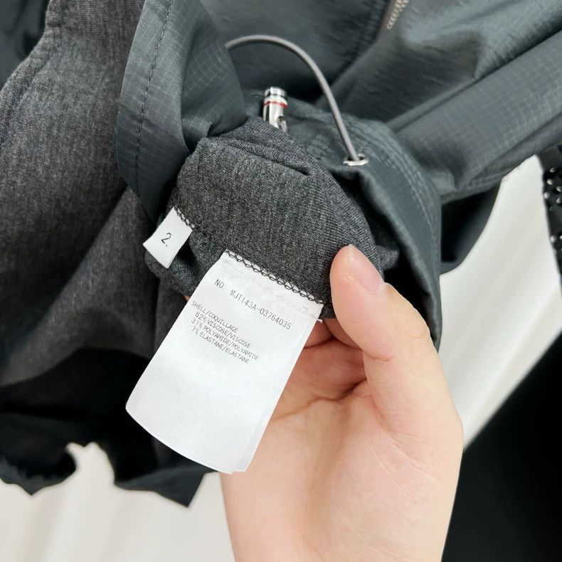 Thom Browne Thom Browne size2 Cut-out four-bar zipper jacket Size US M / EU 48-50 / 2 - 7 Thumbnail