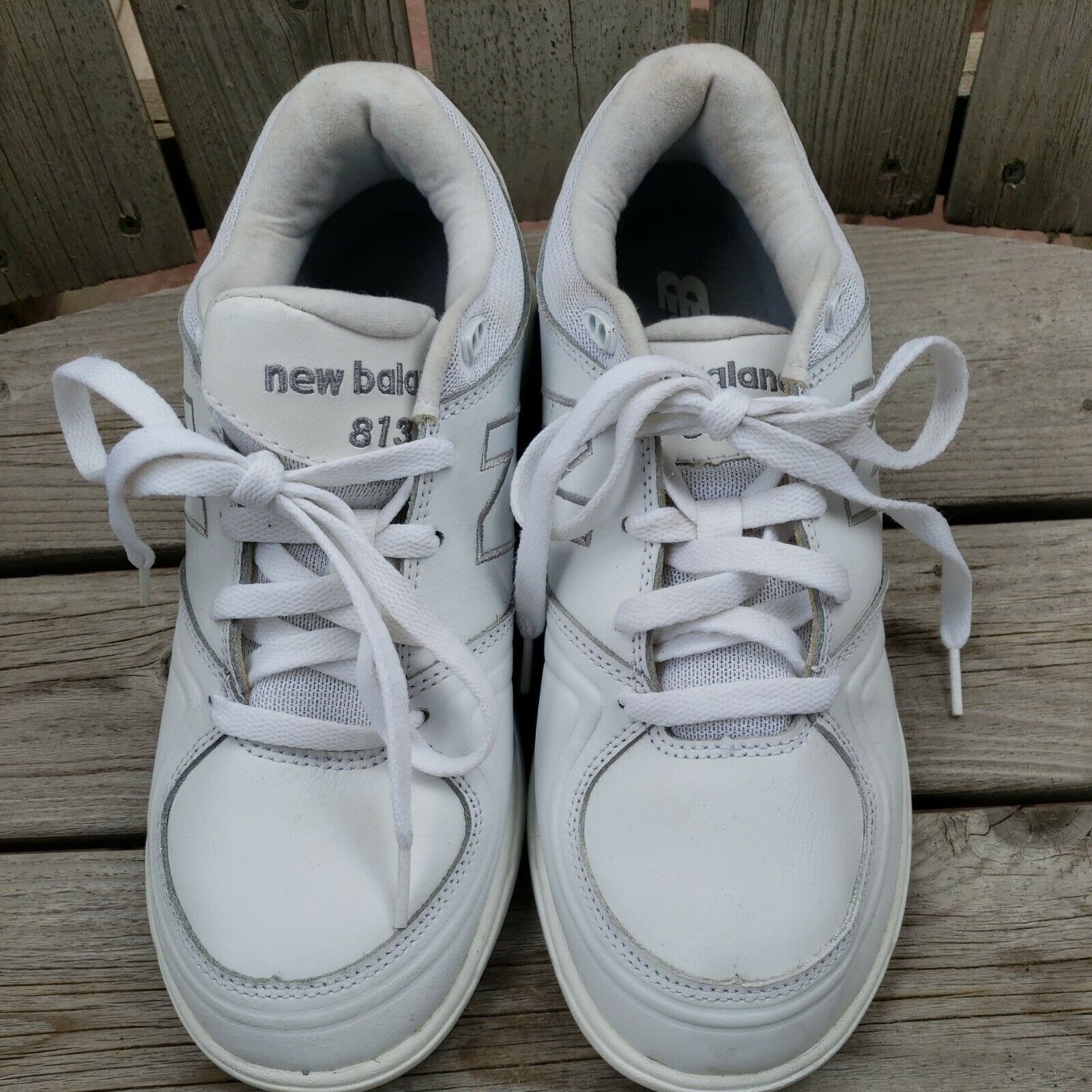 New Balance New Balance Leather Sneakers Womens Sz 9 B White Athletic WW Size US 9 / IT 39 - 2 Thumbnail