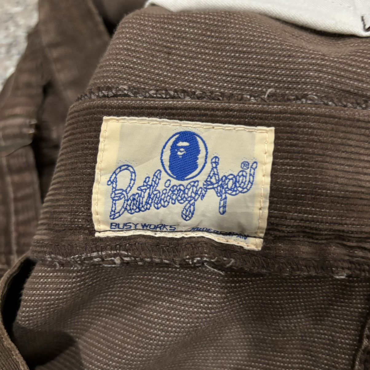 Bape × Vintage Corduroy Carpenter Pants Size US 34 / EU 50 - 6 Thumbnail