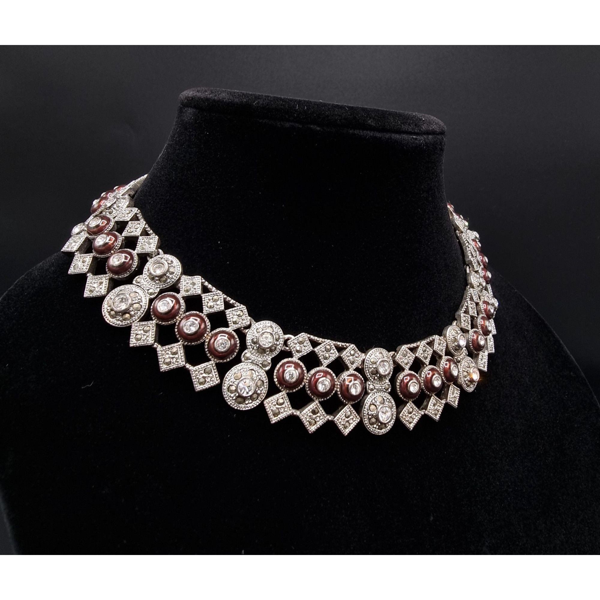 Monet Vintage MONET Signed 1980s-1990s Statement Necklace Size ONE SIZE - 2 Thumbnail