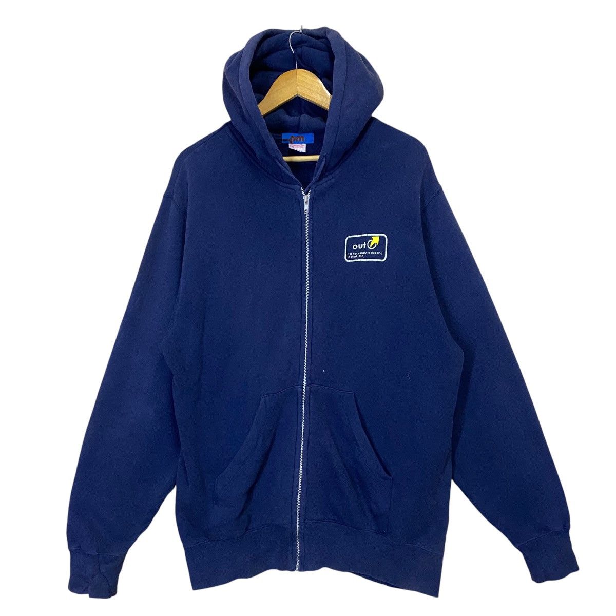 Vintage LOOP SKATE BRAND BIG LOGO ZIPPER HOODIE Size US L / EU 52-54 / 3 - 6 Thumbnail