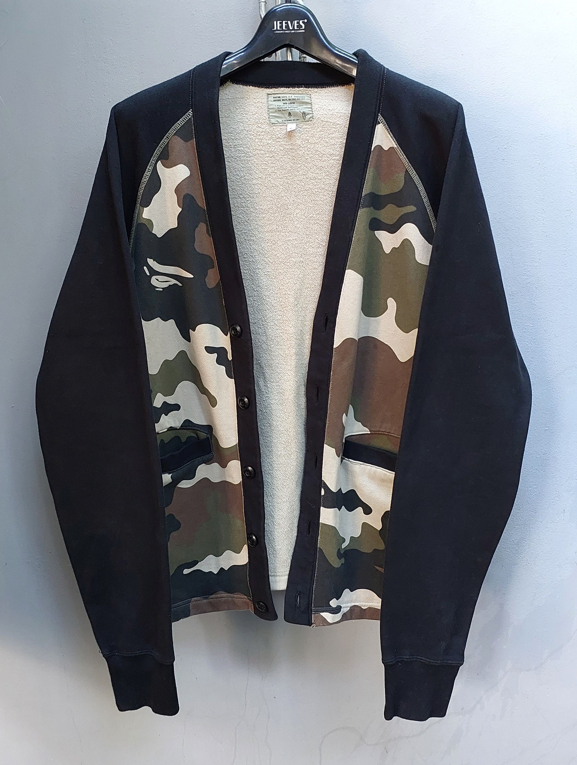 Bape BAPE A Bathing Ape Camouflage Cardigan Size US XL / EU 56 / 4 - 2 Thumbnail