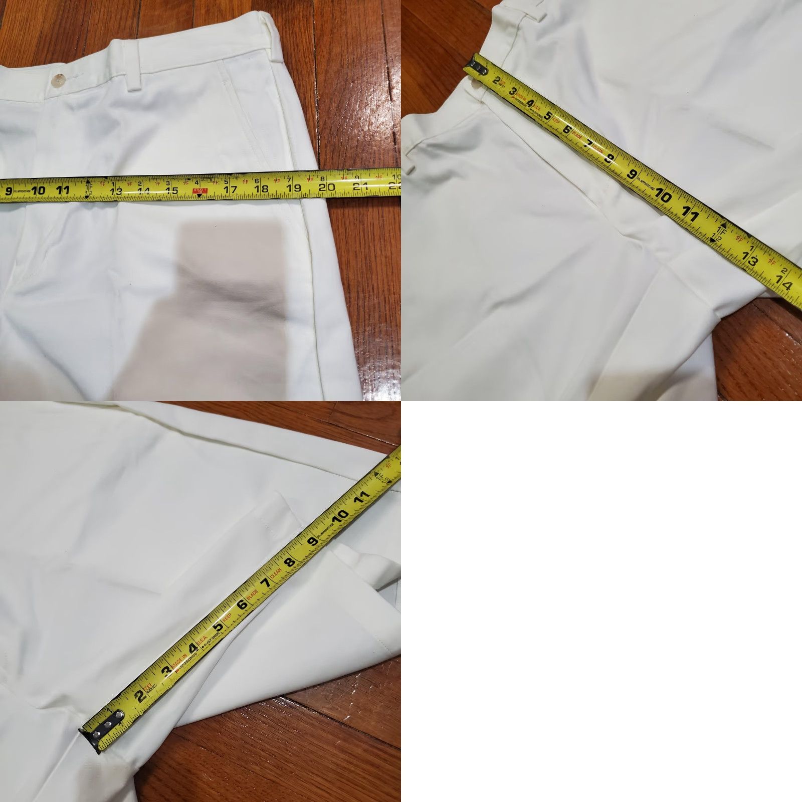 Jos. A. Bank Jos. A. Bank Shorts Mens 34 White Stays Cool Peached Twill Chino Flat Front Casual Shorts White Mens 34 Blanks? Size US 34 / EU 50 - 8 Thumbnail