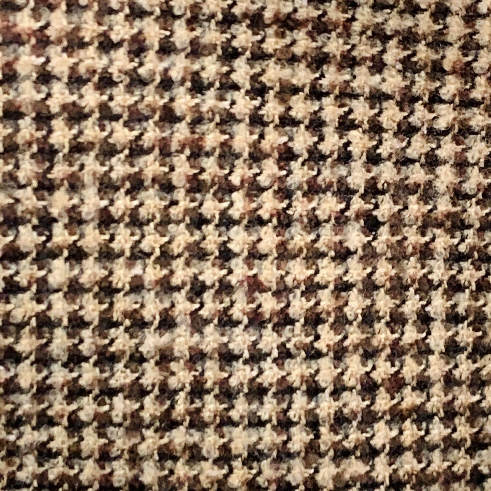 Saks Fifth Avenue SAKS FIFTH AVENUE Khaki Brown Houndstooth Wool Sport Coat Size 40R - 2 Thumbnail