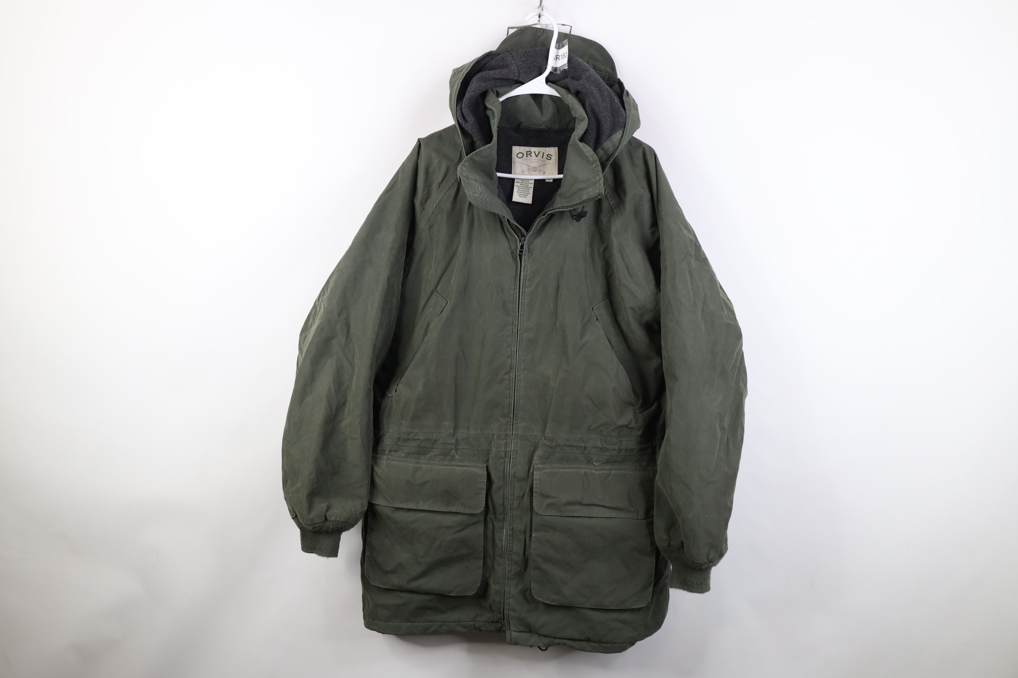 Orvis Vintage Orvis Fishing Lined Microfiber Hooded Parka Jacket Size US L / EU 52-54 / 3 - 1 Thumbnail