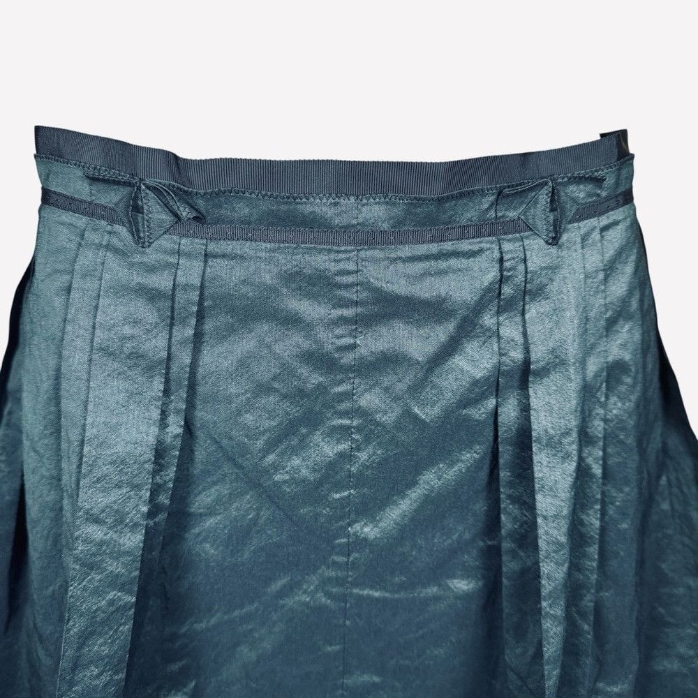 Elie Tahari Elie Tahari NICOLETTA Taffeta A-Line Pleated Wool Blend Bla Size 28" / US 6 / IT 42 - 4 Thumbnail
