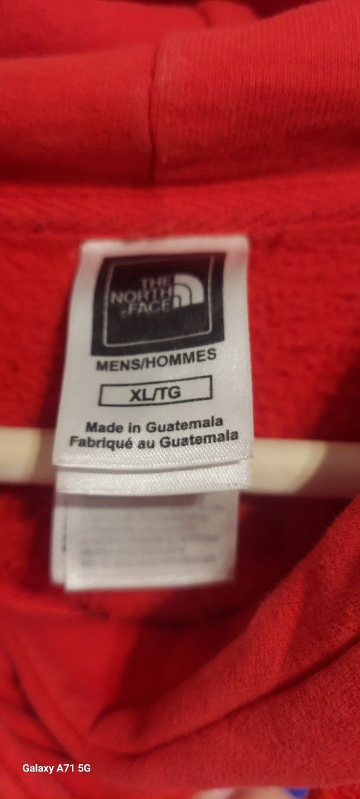 The North Face The North Face Red Drawstring Hoodie Men Size M Spring Size US M / EU 48-50 / 2 - 6 Thumbnail