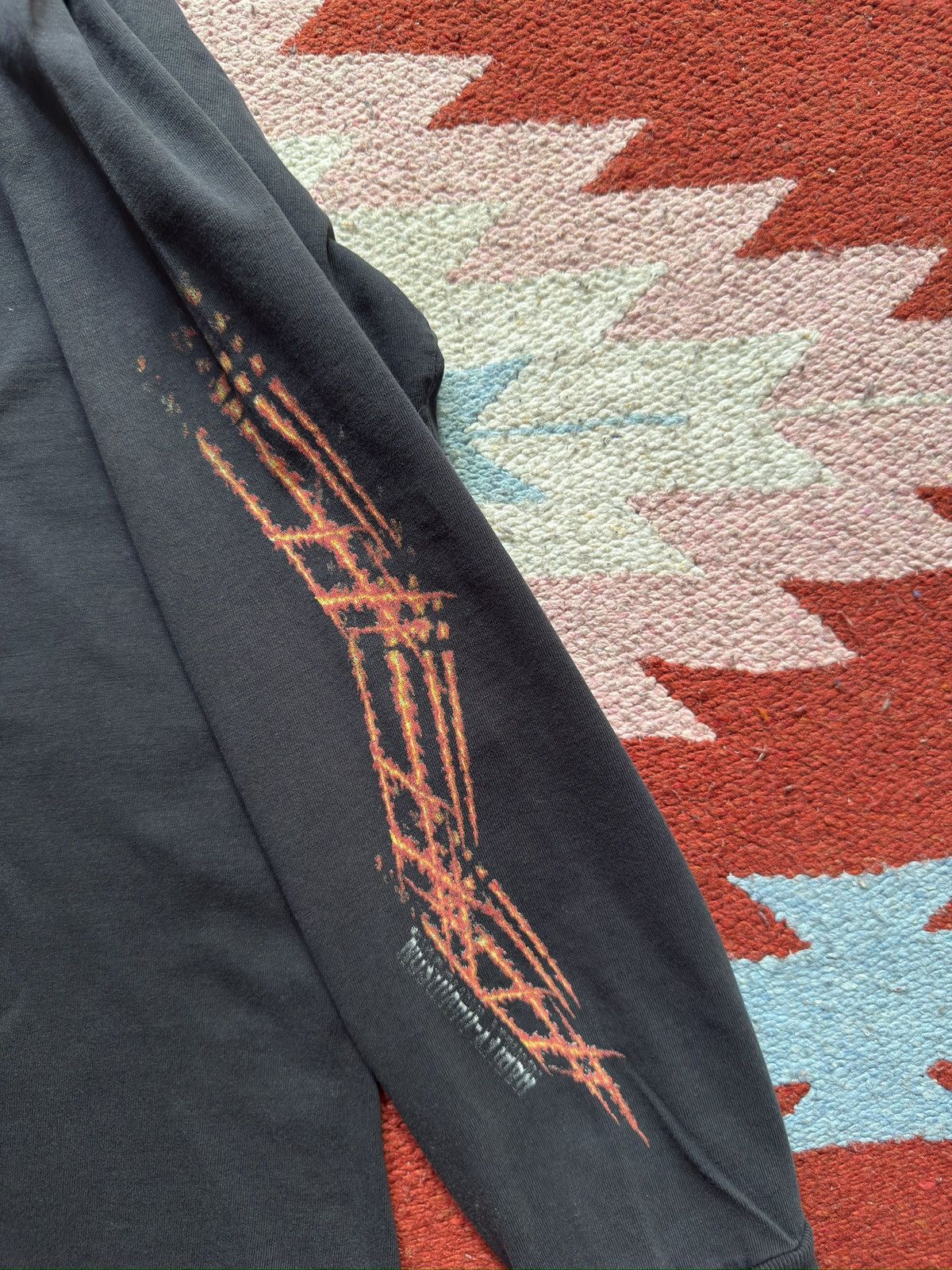 Harley Davidson × Vintage Vintage 2003 Harley Davidson Flame Sleeve Size US L / EU 52-54 / 3 - 4 Thumbnail