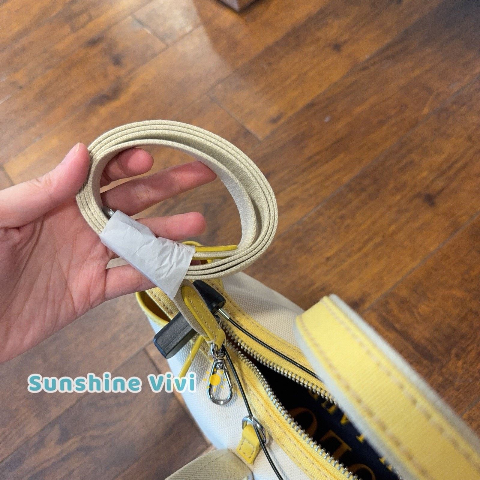 Polo Ralph Lauren NWT Polo Ralph Lauren Canvas Tote Bag Crossbody Cam Yellow Size ONE SIZE - 5 Thumbnail