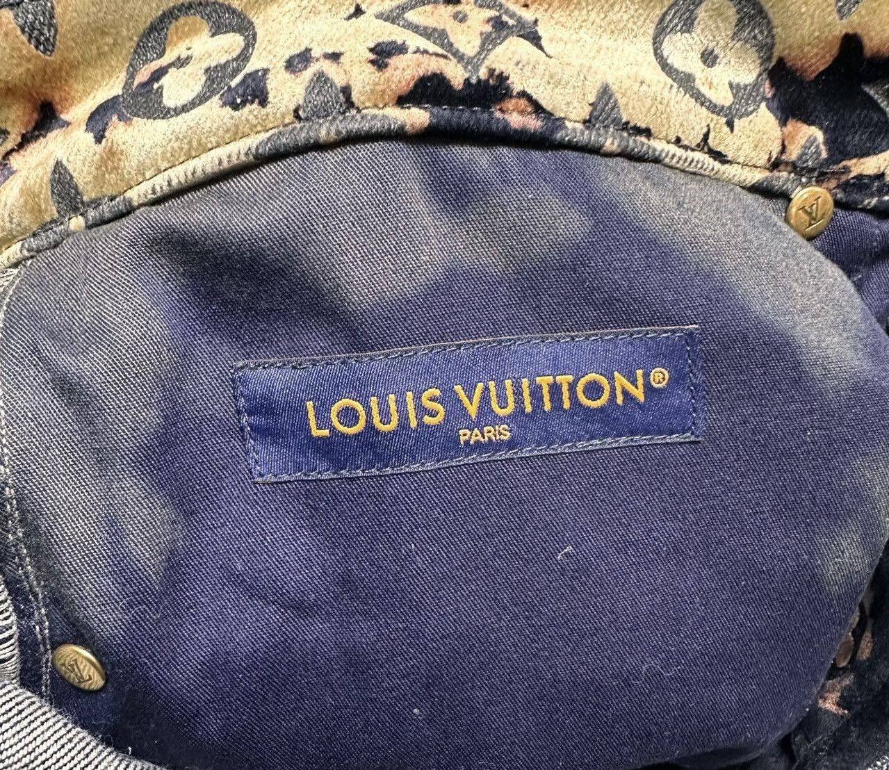 Louis Vuitton Louis Vuitton 34 Faded Fire Bleached Monogram Cloud Jeans Size US 34 / EU 50 - 7 Thumbnail