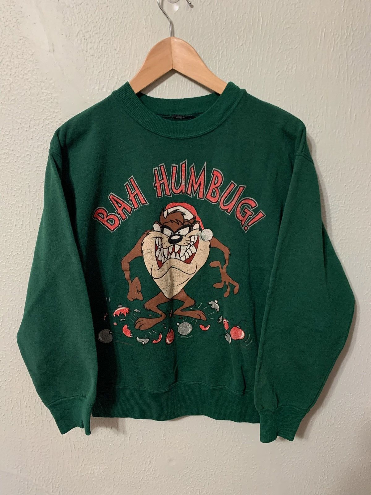 Vintage Vintage Crewneck Bah Humbug Taz Vintage Sweatshirt Size US XS / EU 42 / 0 - 1 Thumbnail