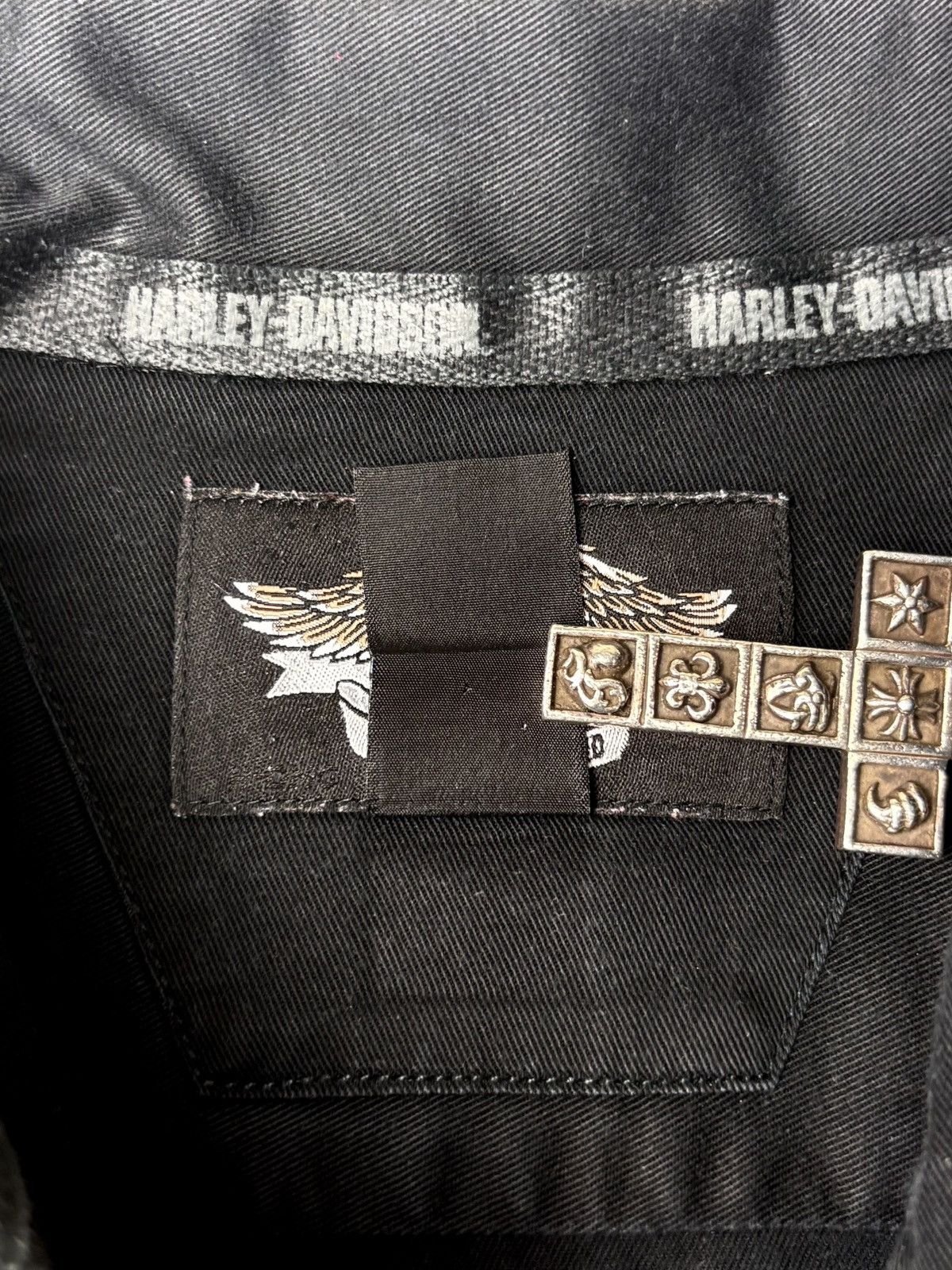 Harley Davidson Harley Davidson Embroidered Work Shirt Size US L / EU 52-54 / 3 - 7 Thumbnail