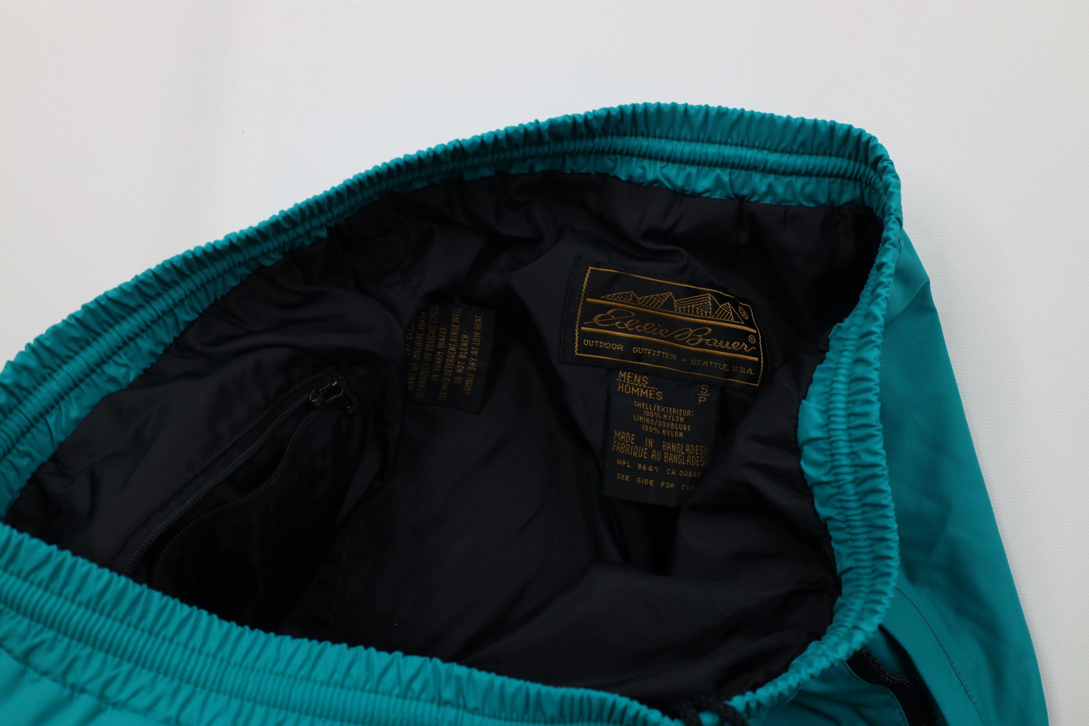 Eddie Bauer Vintage 90s Eddie Bauer Windbreaker Joggers Pants Teal Size US 32 / EU 48 - 9 Thumbnail